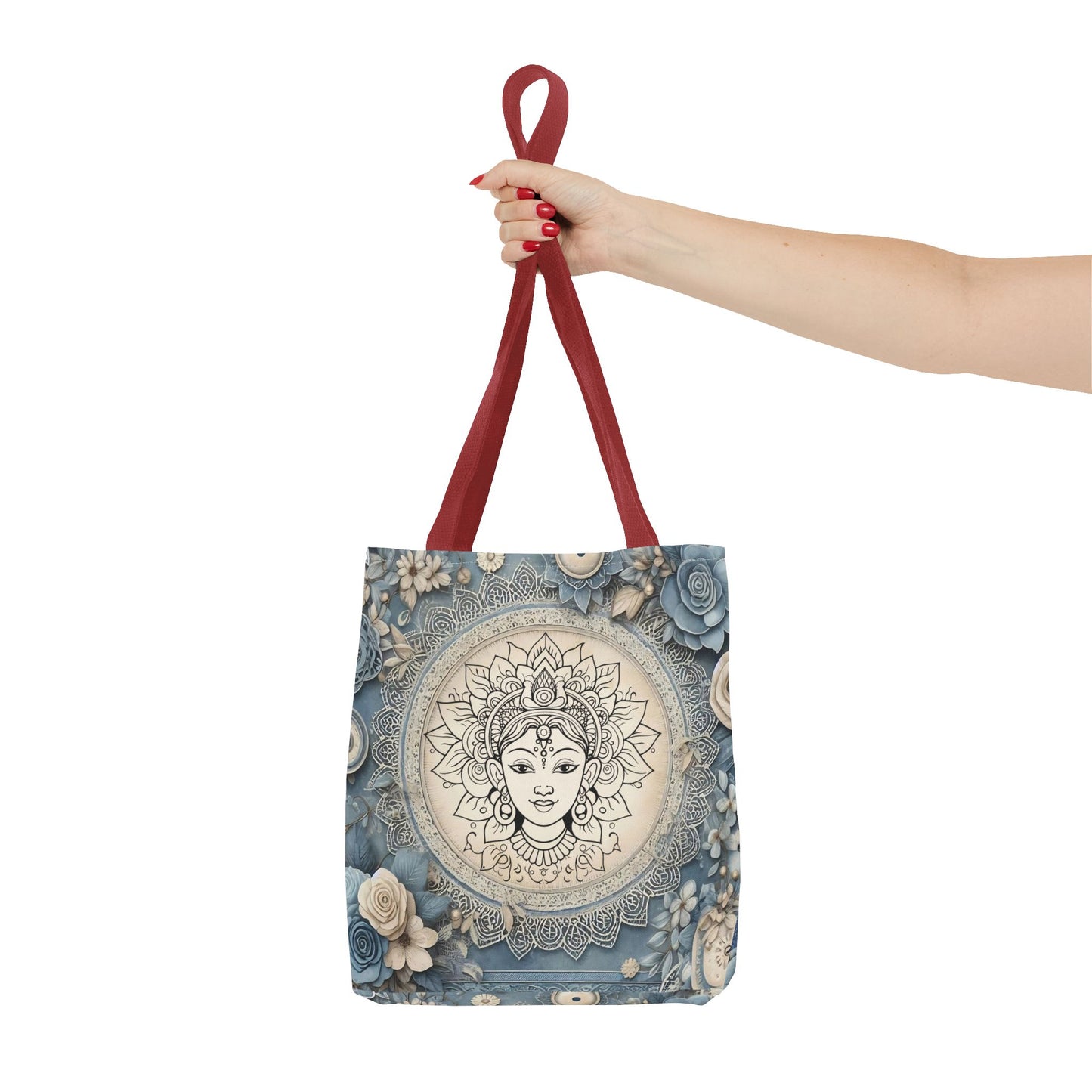 Mandala Goddess Tote Bag - Stylish Bohemian Eco-Friendly Shopping Bag