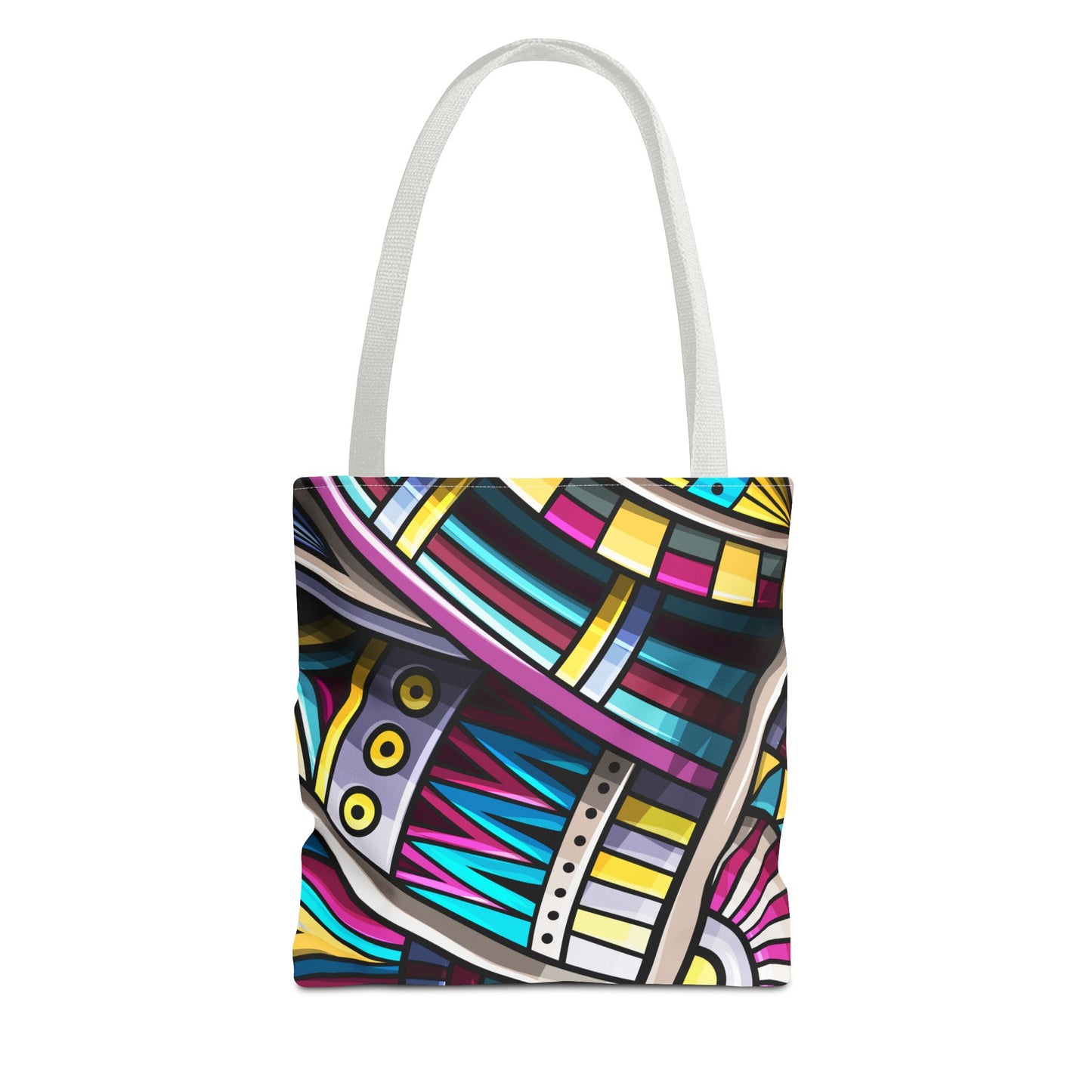 Colorful Graphic Tote Bag - Stylish & Versatile for Everyday Use