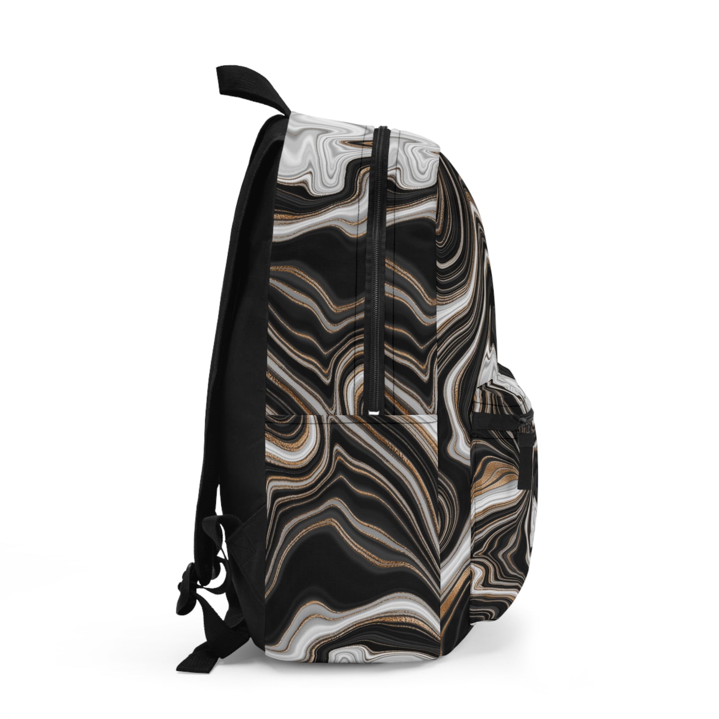 Stylish Backpack Abstract Marble Bold and Artistic Fashion Statement