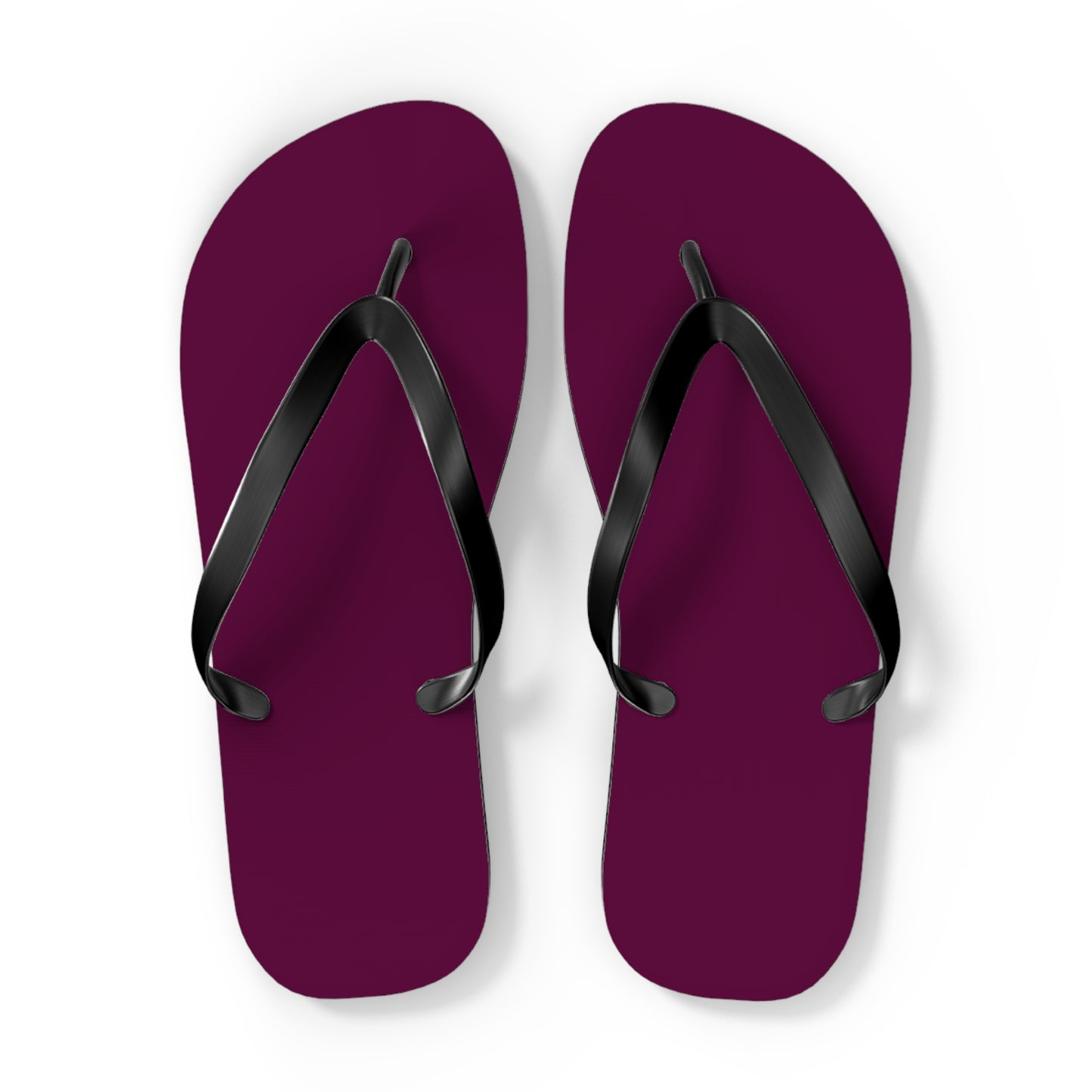 Stylish Maroon Flip Flops - Summer Beach Footwear for Casual Outings