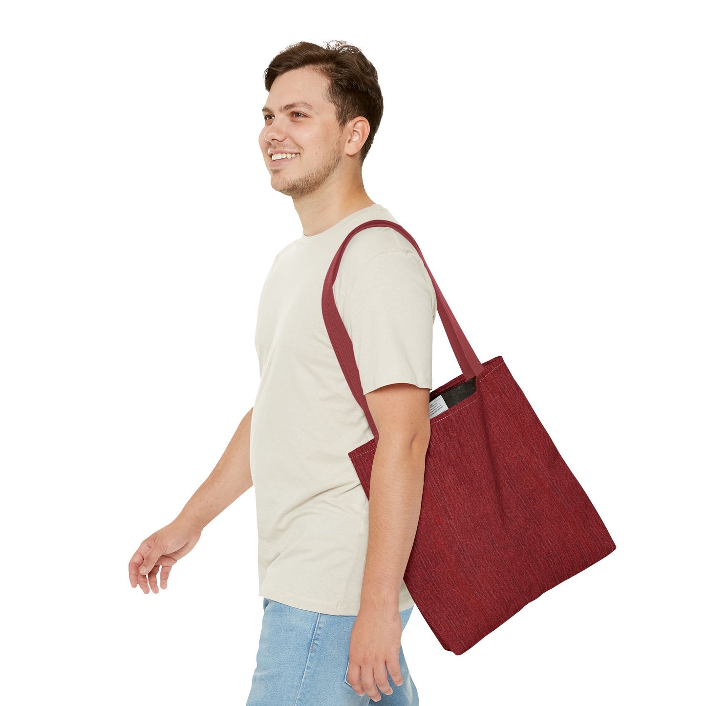 Stylish Red Tote Bag - Versatile Carryall for Everyday Use