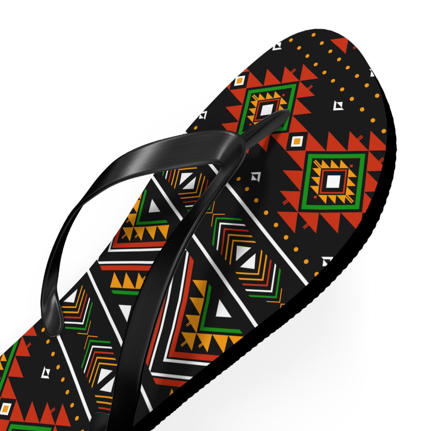 Tribal Print Flip Flops - Boho Summer Sandals