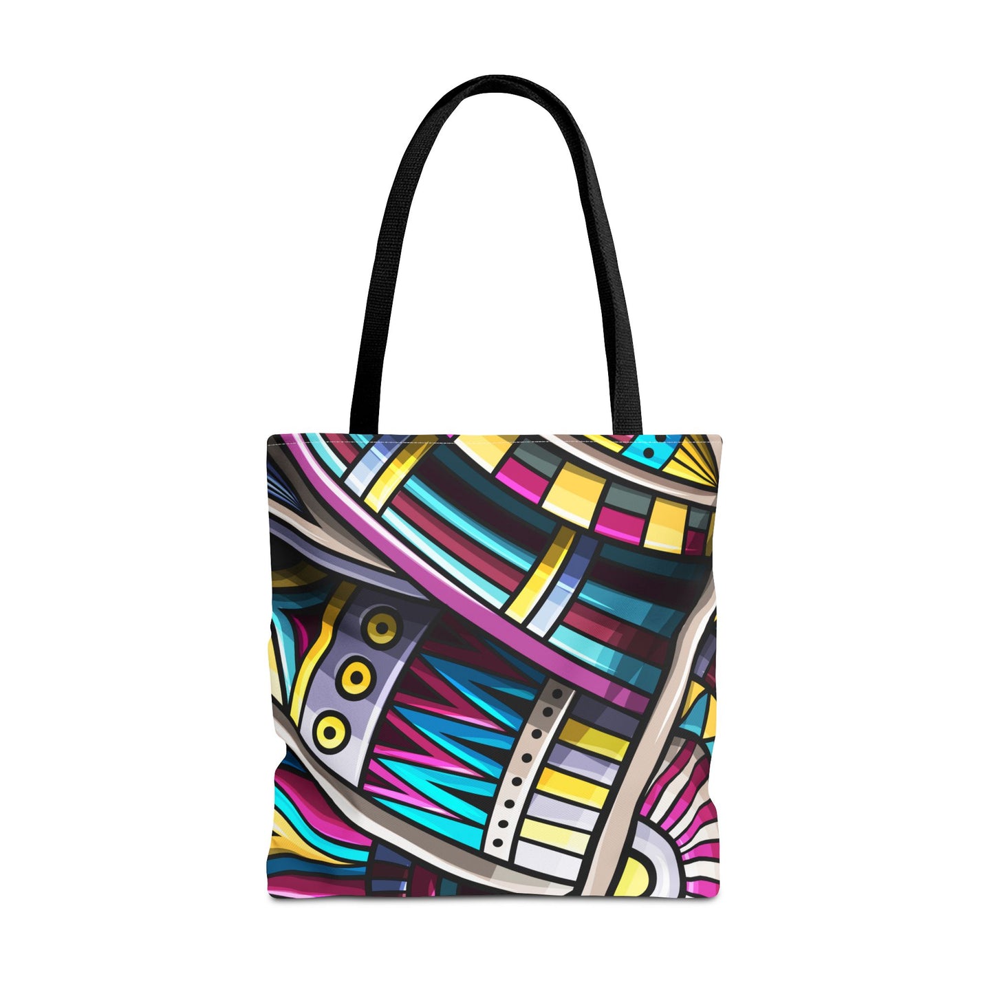 Colorful Graphic Tote Bag - Stylish & Versatile for Everyday Use