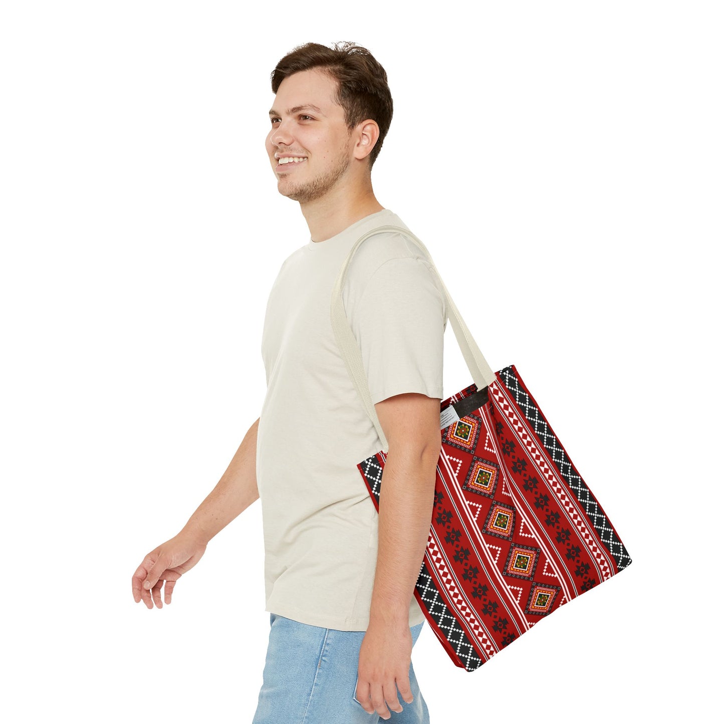 Ethnic Pattern Tote Bag – Stylish, Spacious & Perfect for Everyday Use