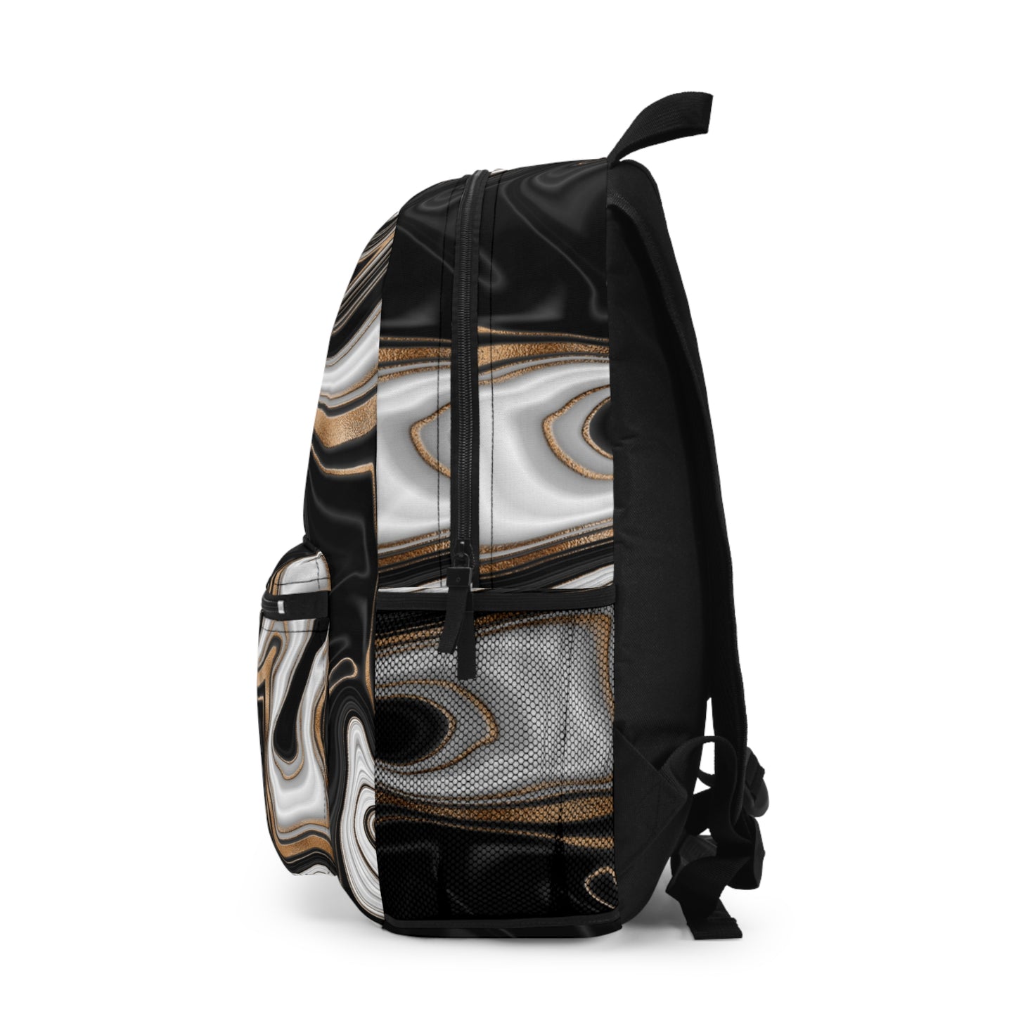 Stylish Backpack Abstract Marble Bold and Artistic Fashion Statement