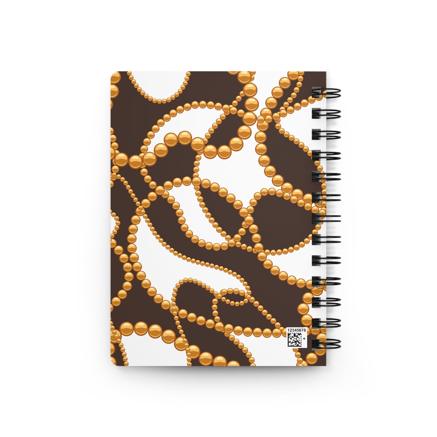 Elegant Spiral Bound Journal - My Daily Journal with Modern Bead Design