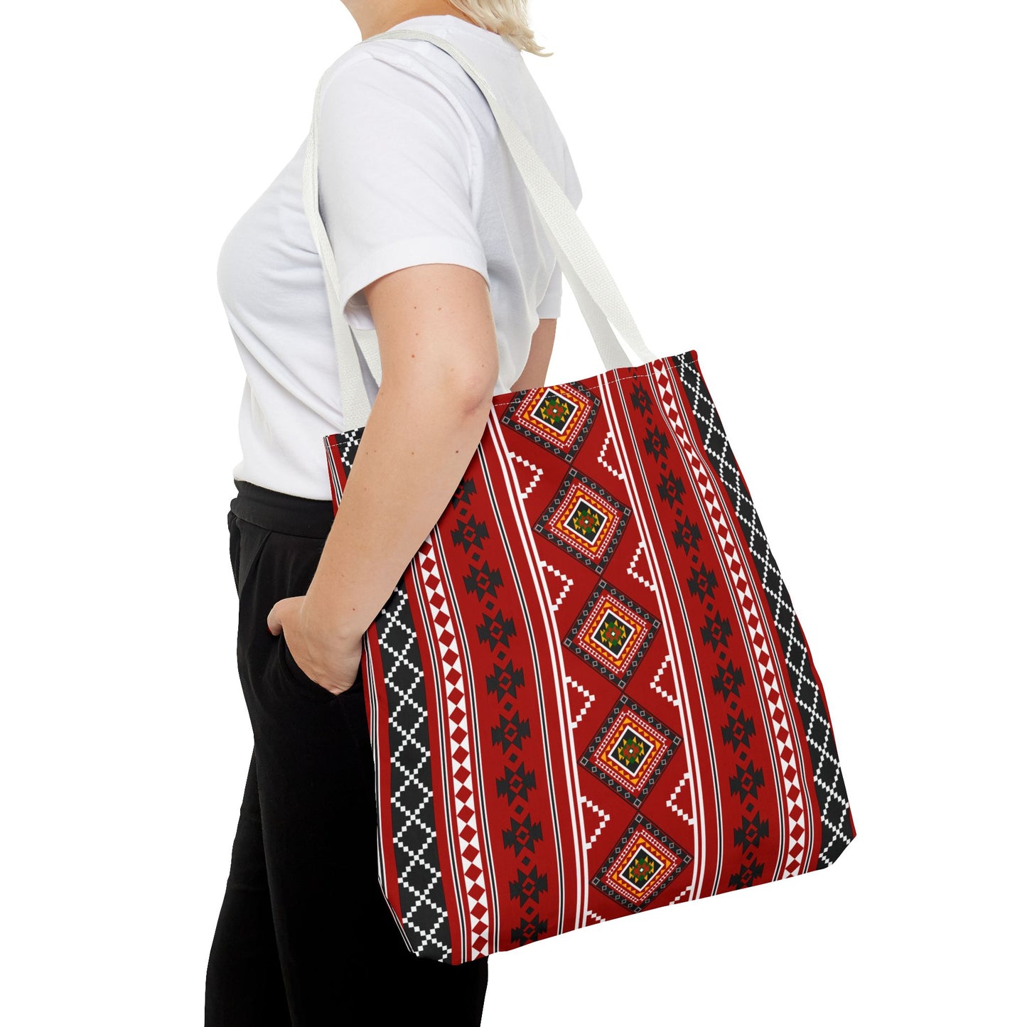 Ethnic Pattern Tote Bag – Stylish, Spacious & Perfect for Everyday Use