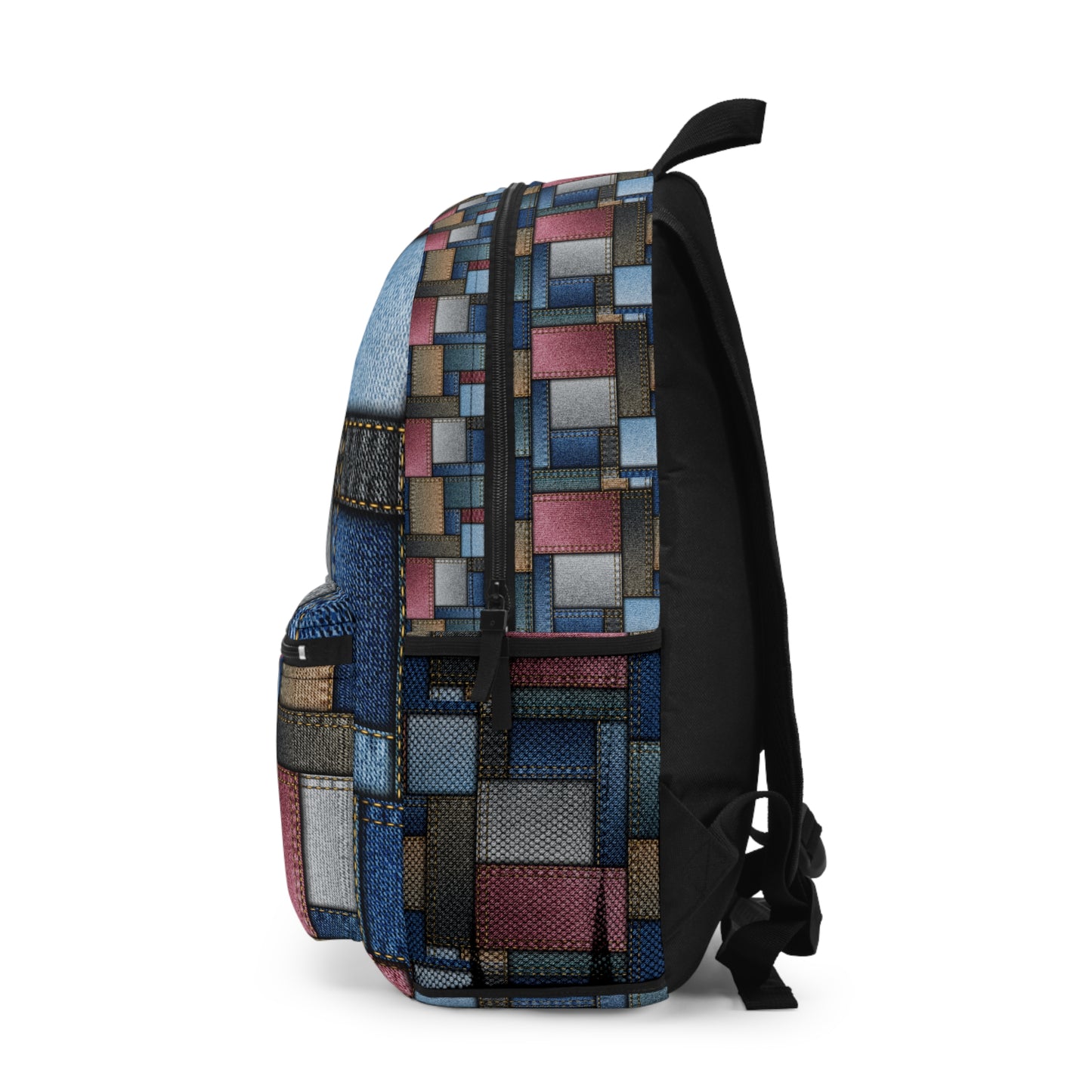 Colorful Patchwork Backpack for Stylish Travel and Everyday Use