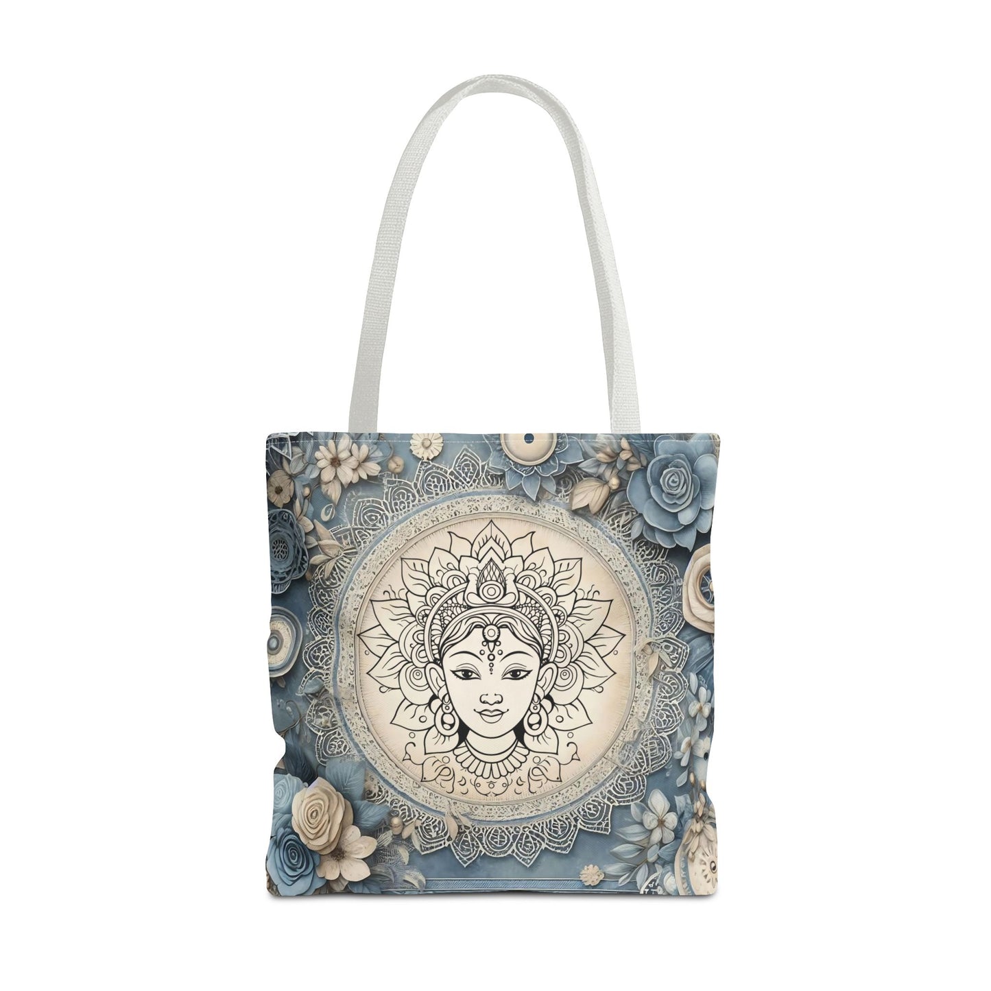 Mandala Goddess Tote Bag - Stylish Bohemian Eco-Friendly Shopping Bag