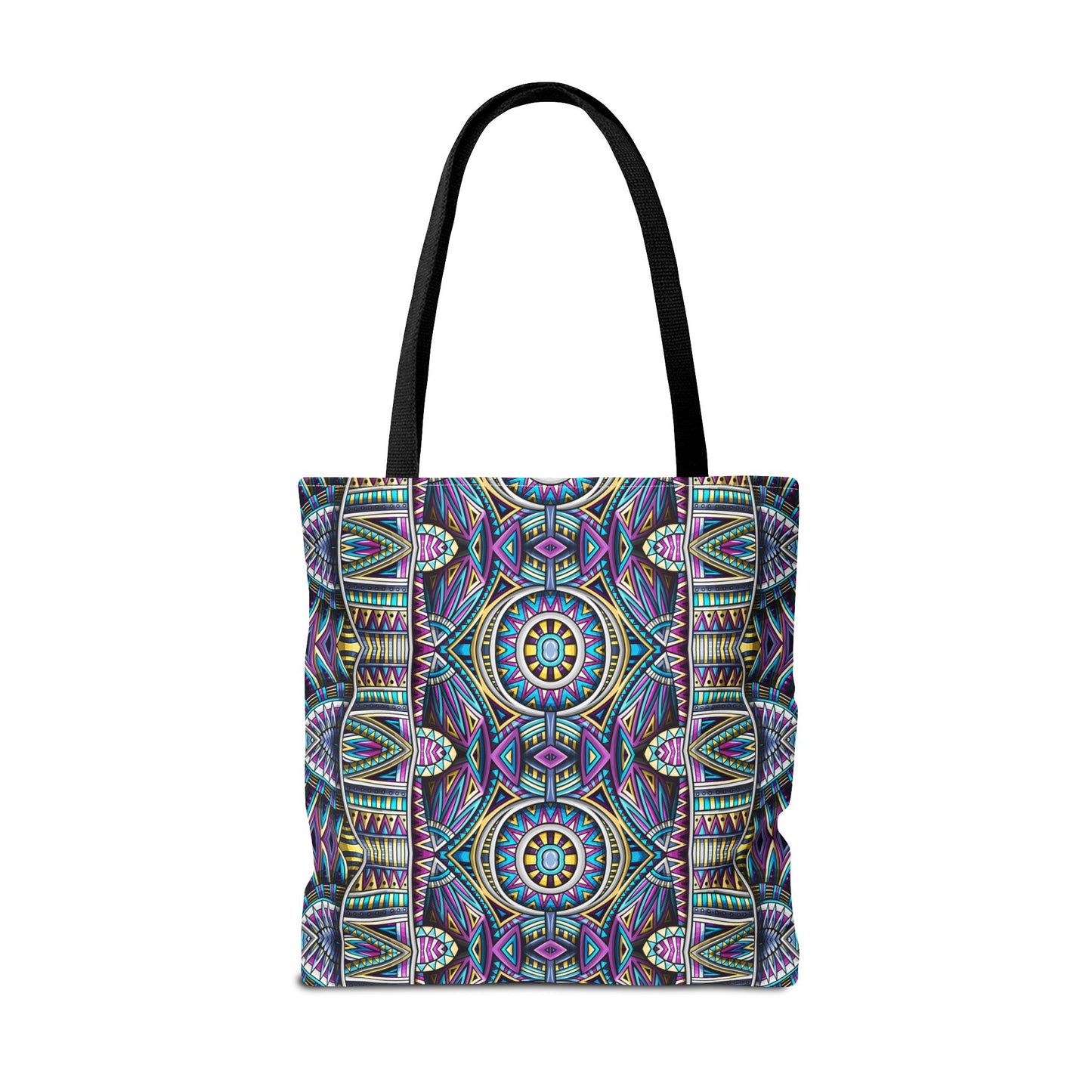 Colorful Bohemian Tote Bag - Mandala Pattern for Everyday Adventures