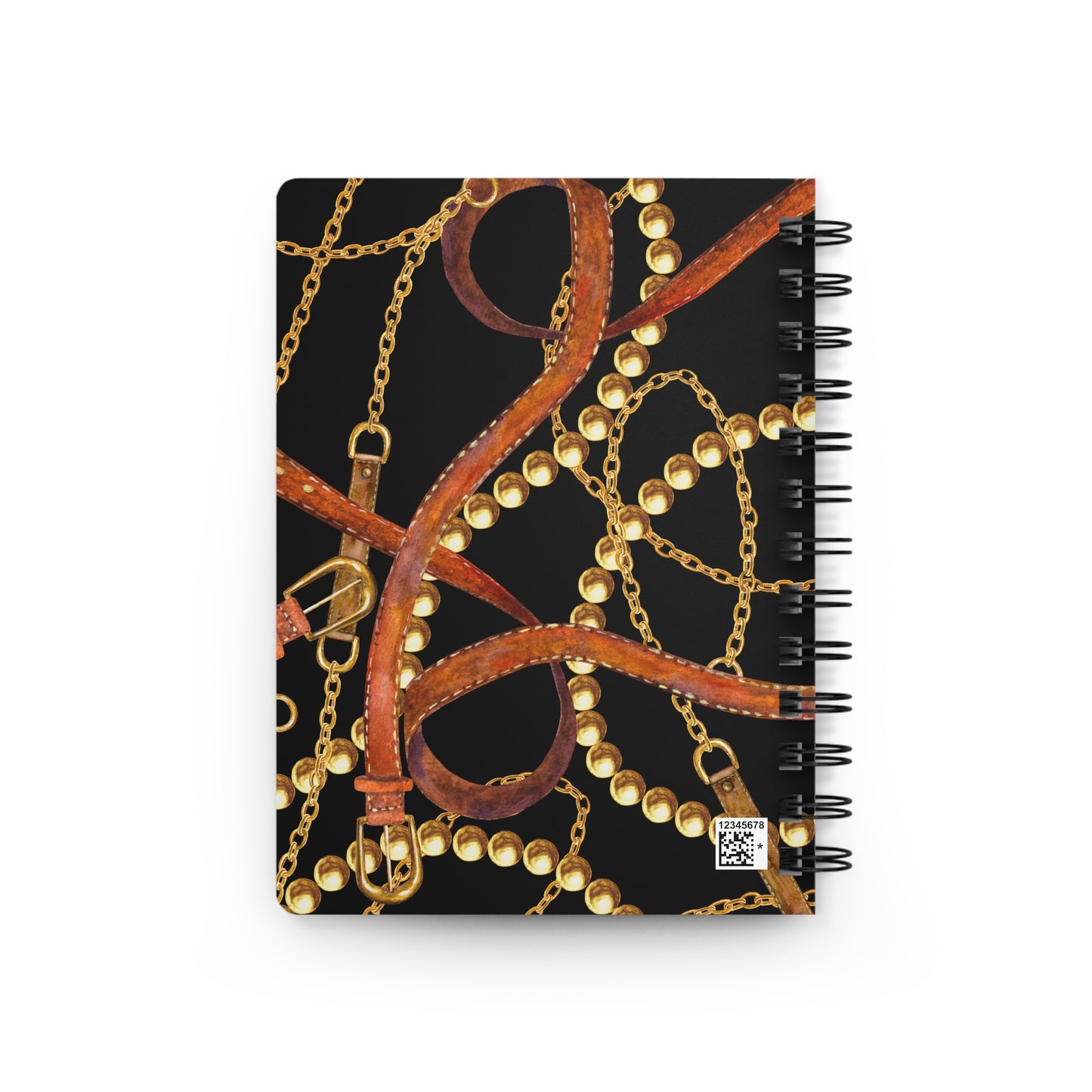 Chic Spiral Bound Journal - My Daily Journal with Elegant Chain Design