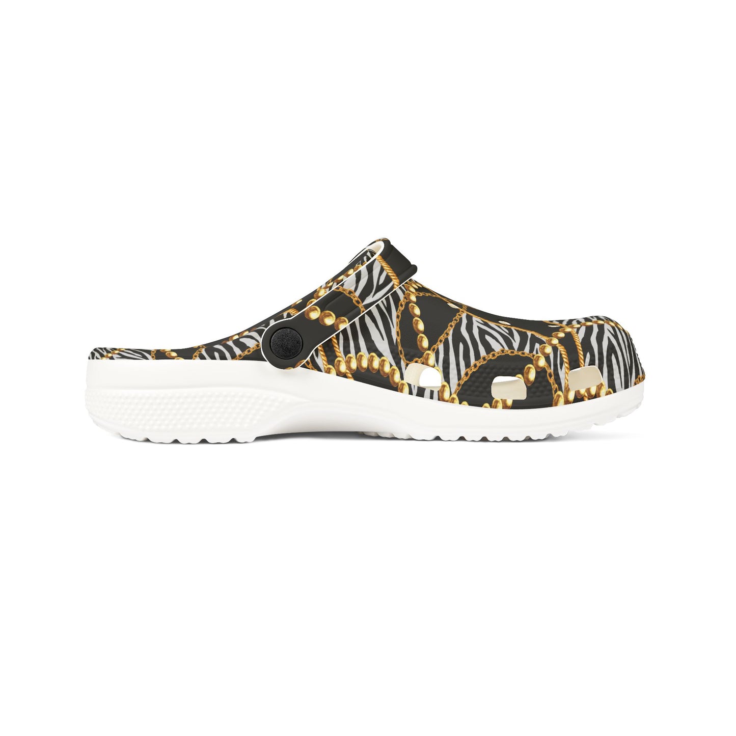 Stylish Zebra Print EVA Foam Rubber Shoes - Comfortable Casual Footwear