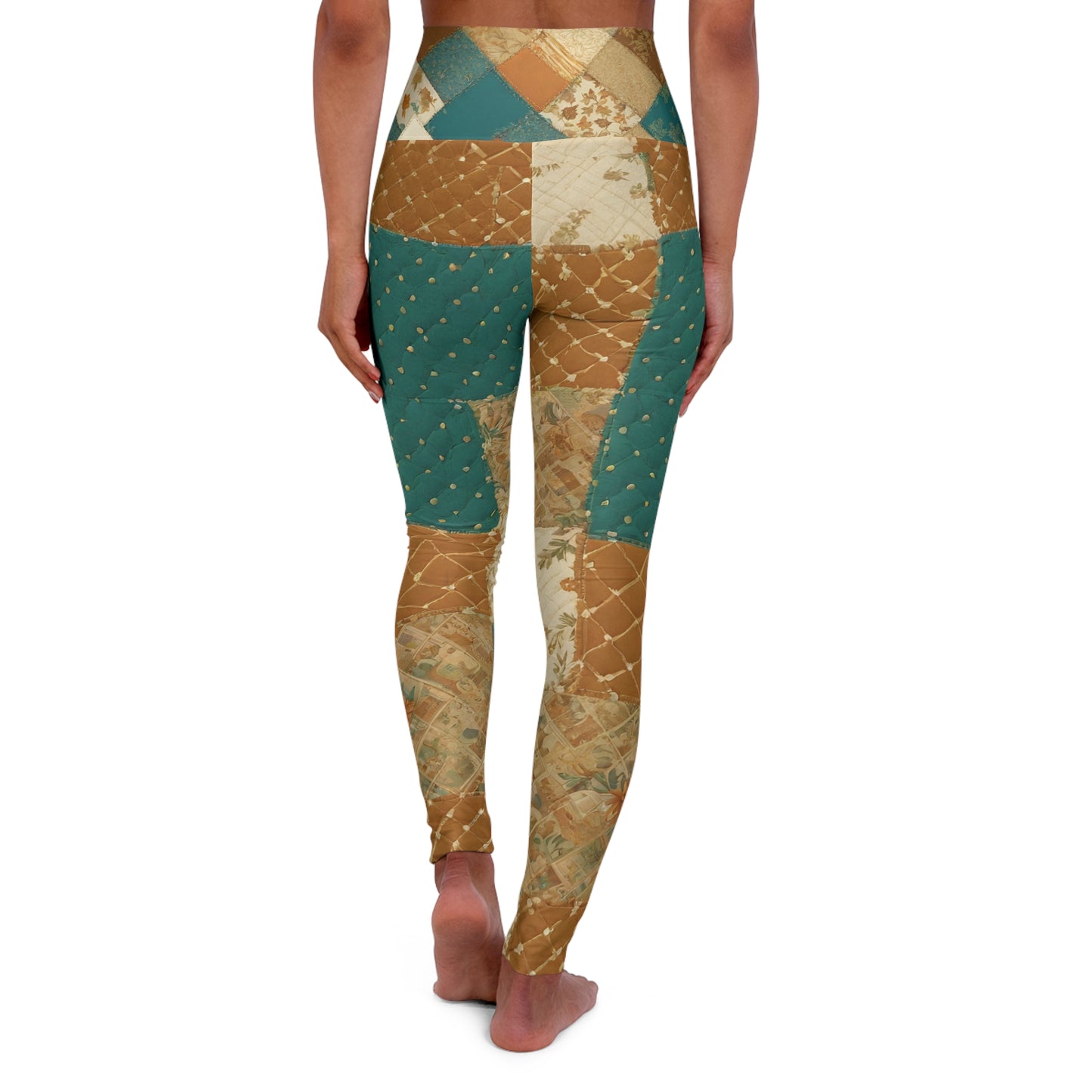 Eco-Chic High Waisted Yoga Leggings - Comfortable & Stylish Activewear for Yoga and Fitness Lovers