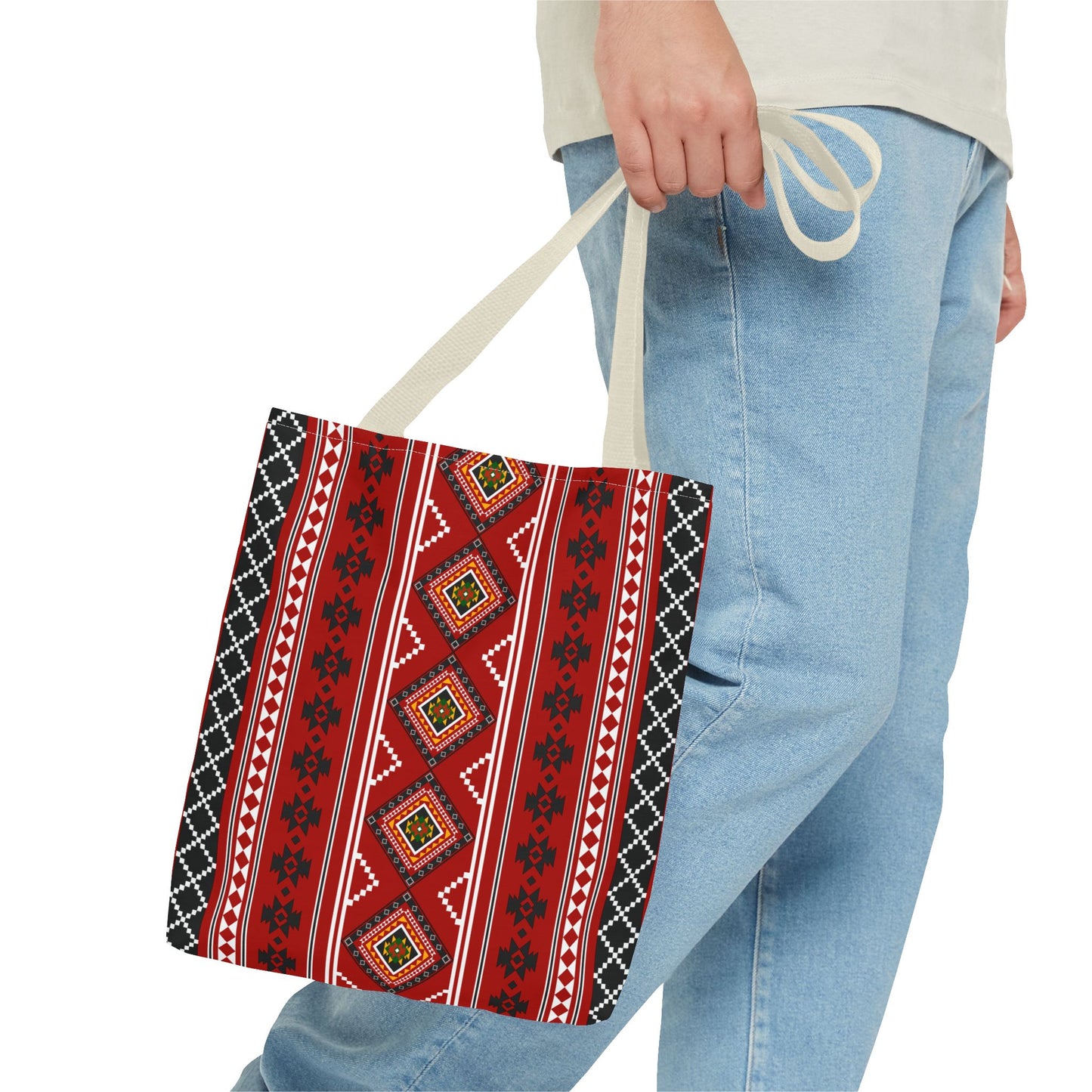 Ethnic Pattern Tote Bag – Stylish, Spacious & Perfect for Everyday Use