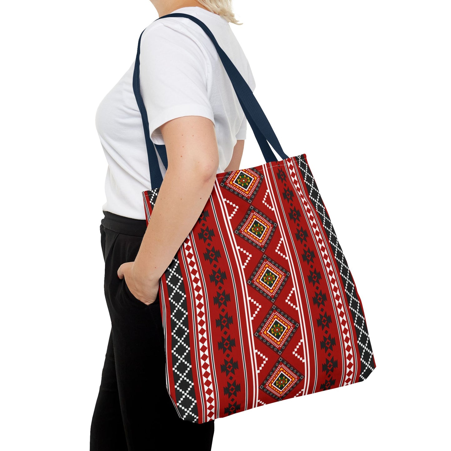 Ethnic Pattern Tote Bag – Stylish, Spacious & Perfect for Everyday Use