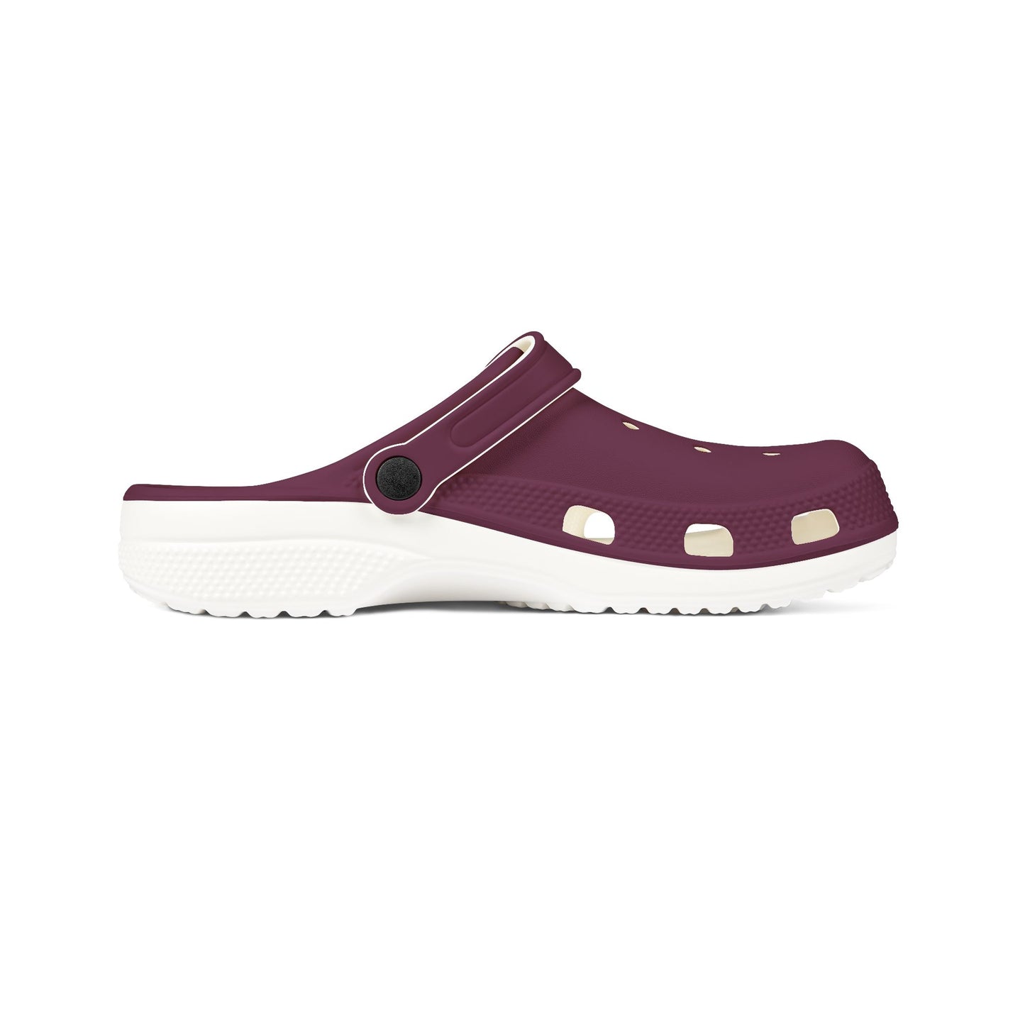 Comfortable EVA Foam Rubber Clogs for Everyday Wear Maroon