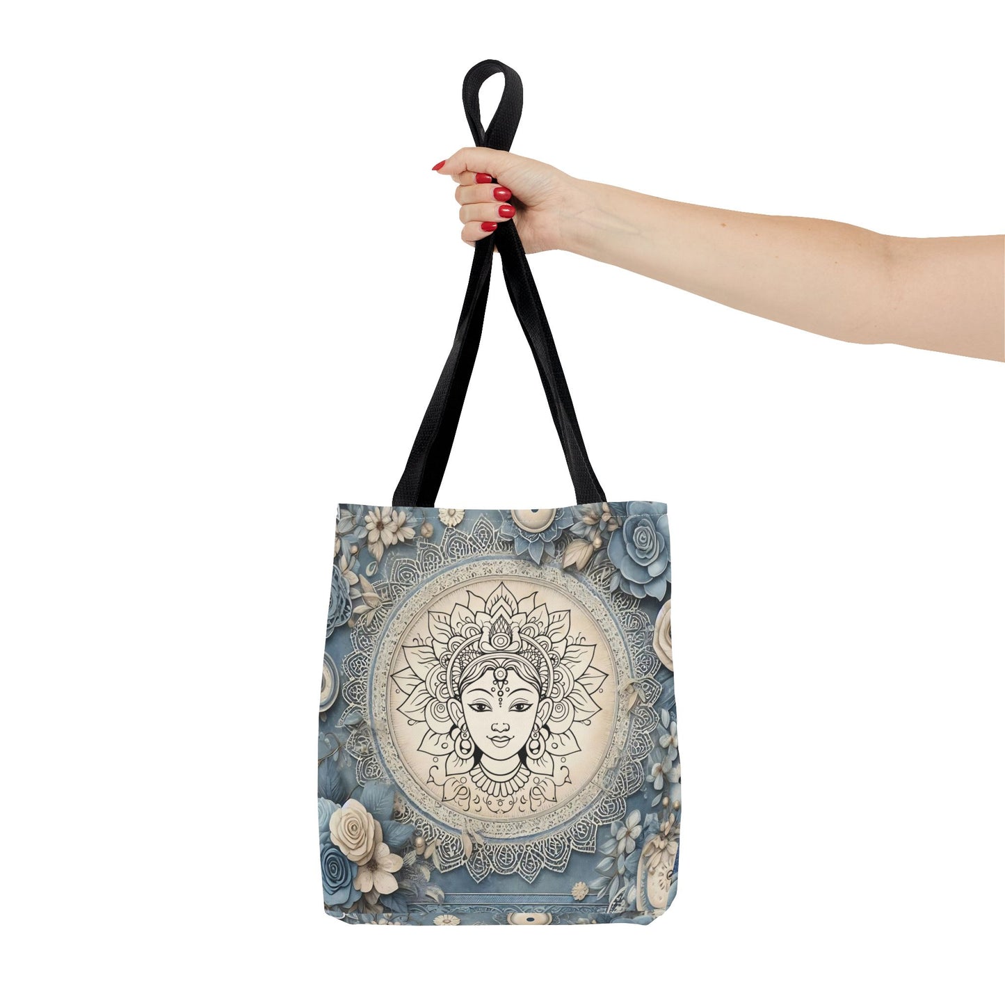 Mandala Goddess Tote Bag - Stylish Bohemian Eco-Friendly Shopping Bag