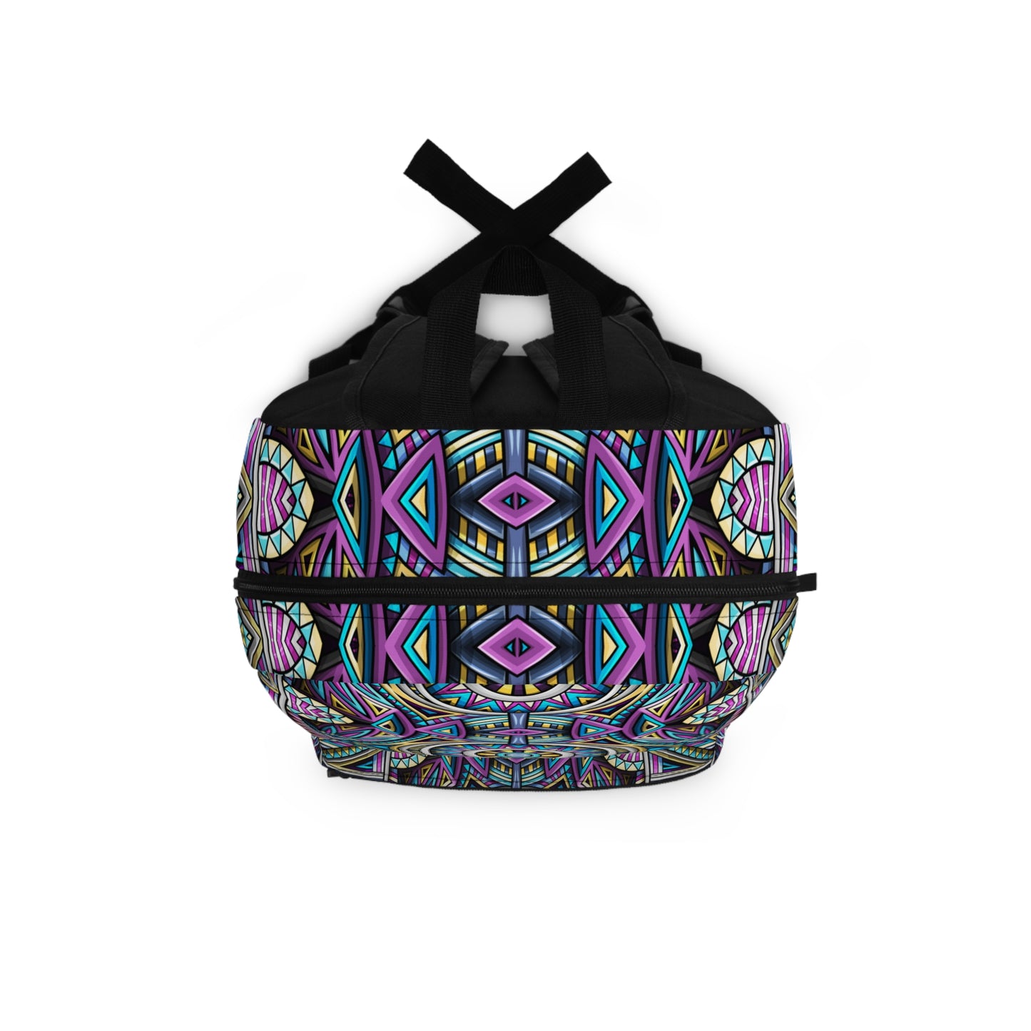 Colorful Geometric Backpack - Trendy Travel Bag for Students & Adventurers