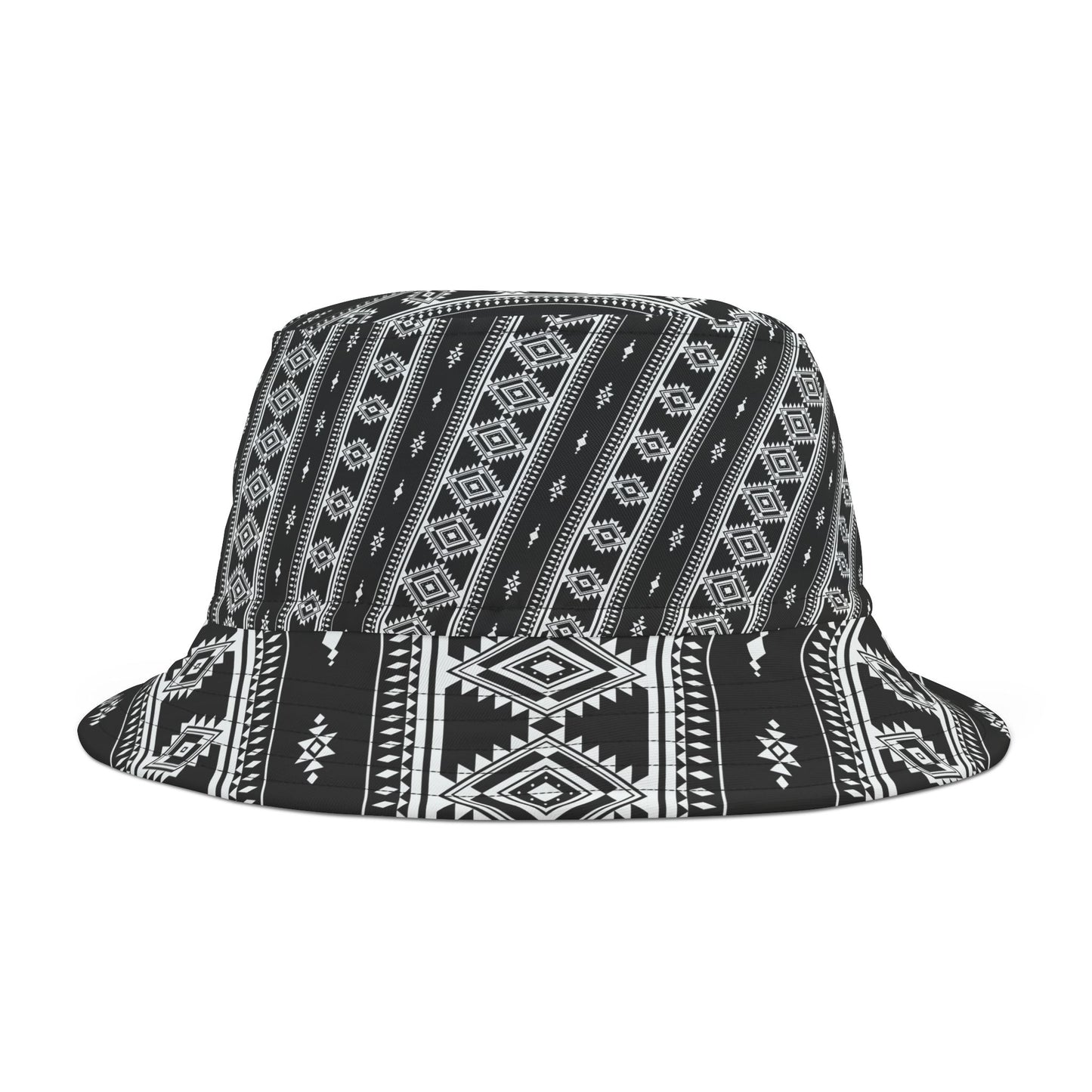 Minimalist Geometric Bucket Hat - Sleek and Stylish