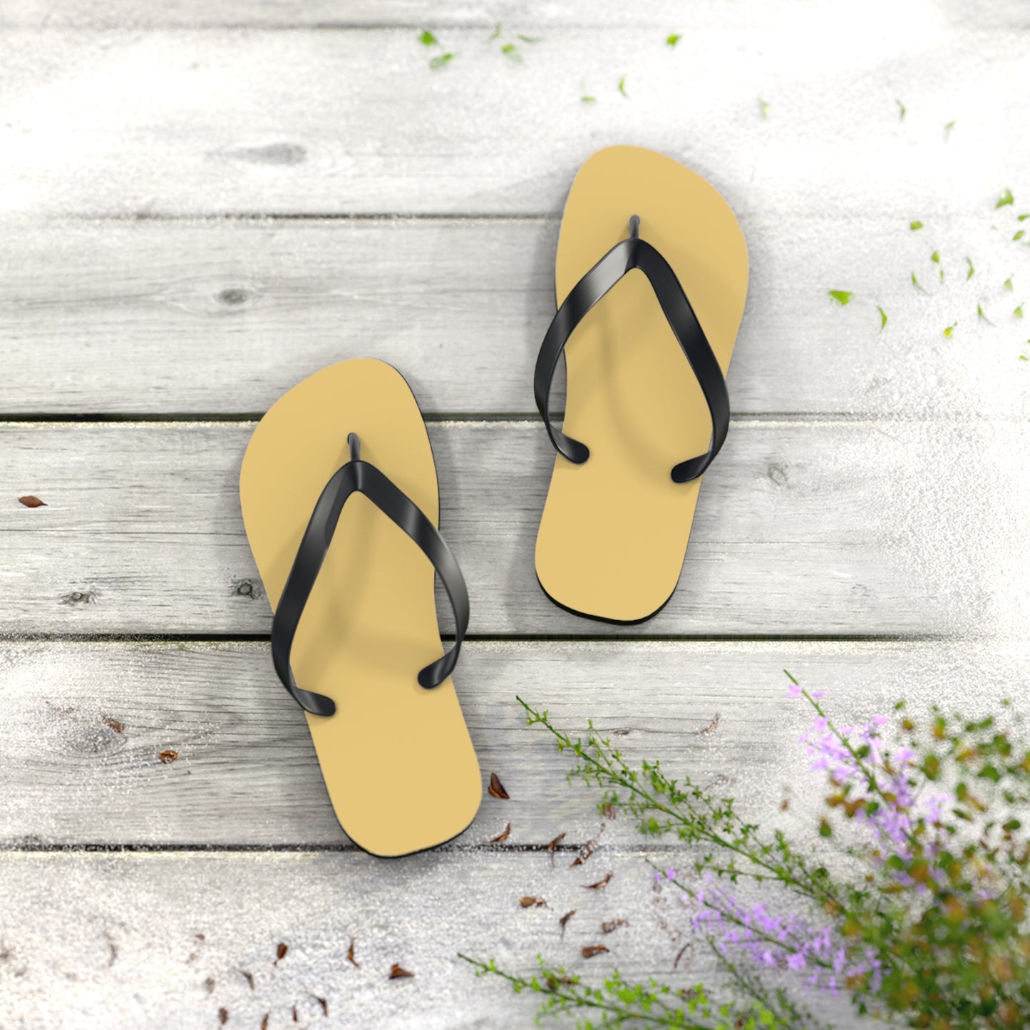 Stylish Yellow Flip Flops for Summer Adventures