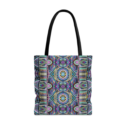 Colorful Bohemian Tote Bag - Mandala Pattern for Everyday Adventures