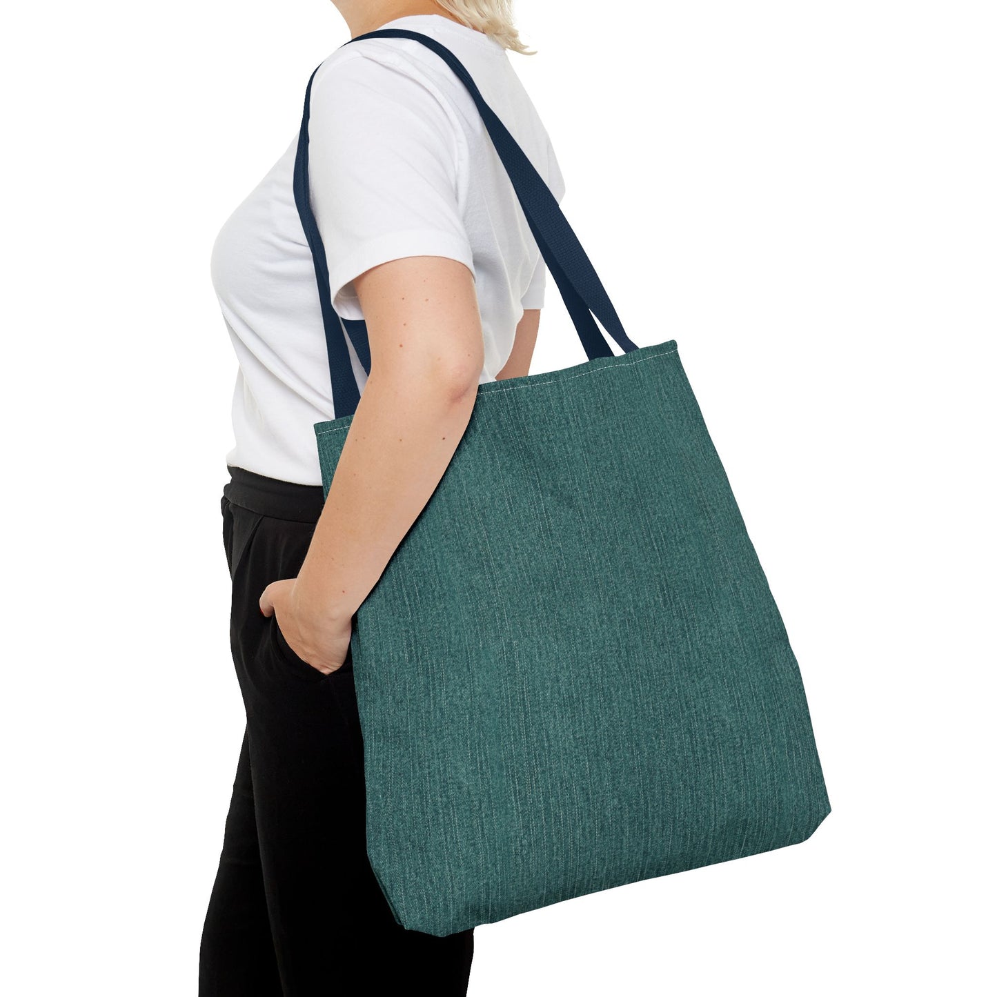 Stylish Teal Tote Bag - Eco-Friendly, Versatile, Perfect for Everyday Use