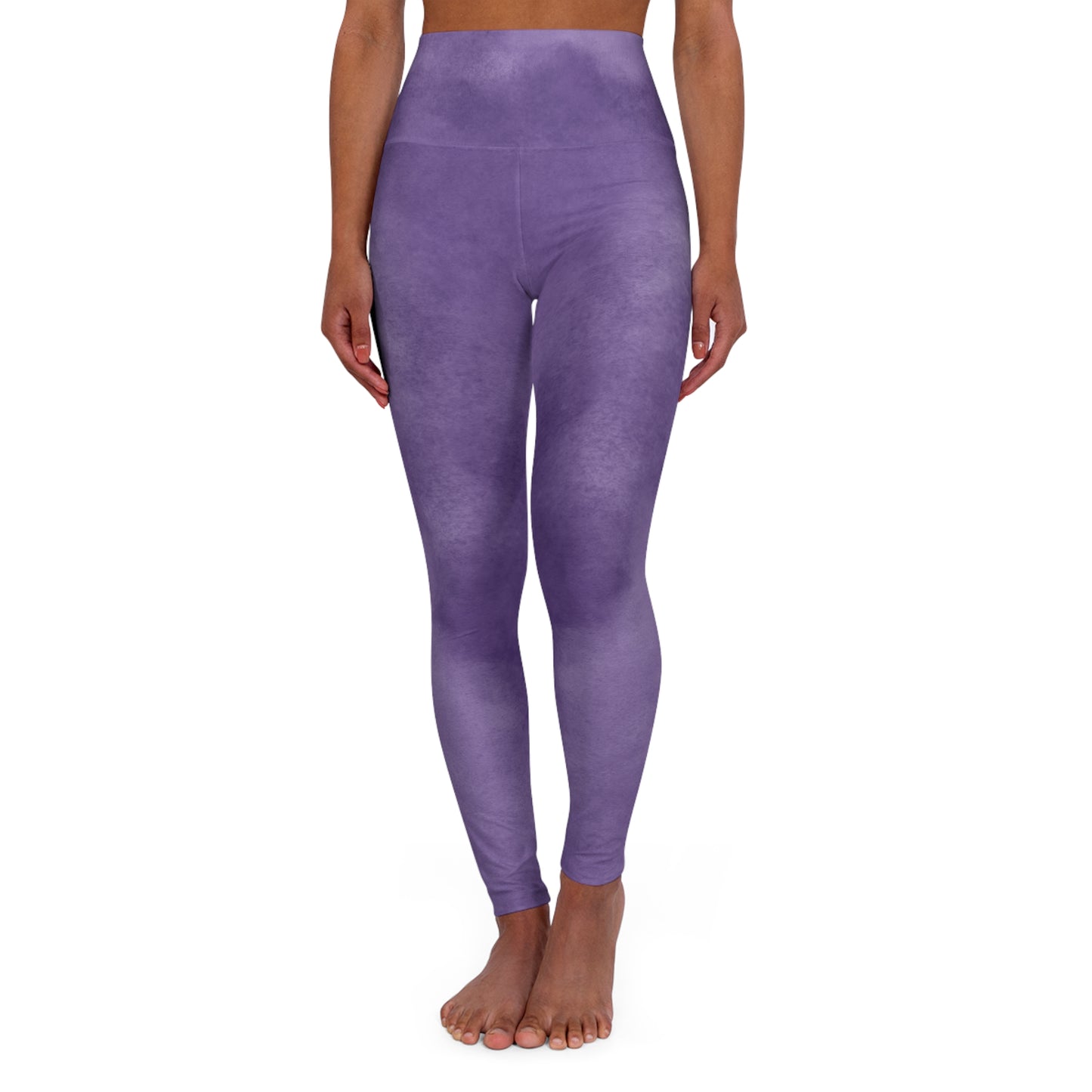 Purple High Waisted Yoga Leggings for Comfort and Style