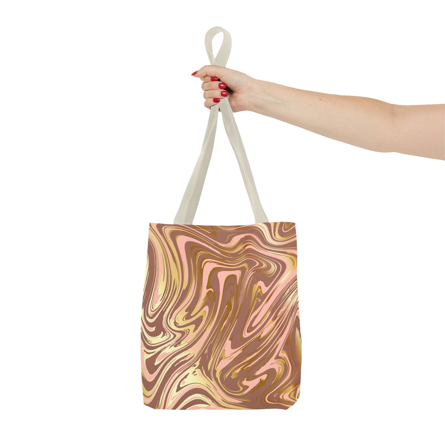 Chic Abstract Marble Tote Bag - Stylish Reusable Shopping Bag for Everyday Use