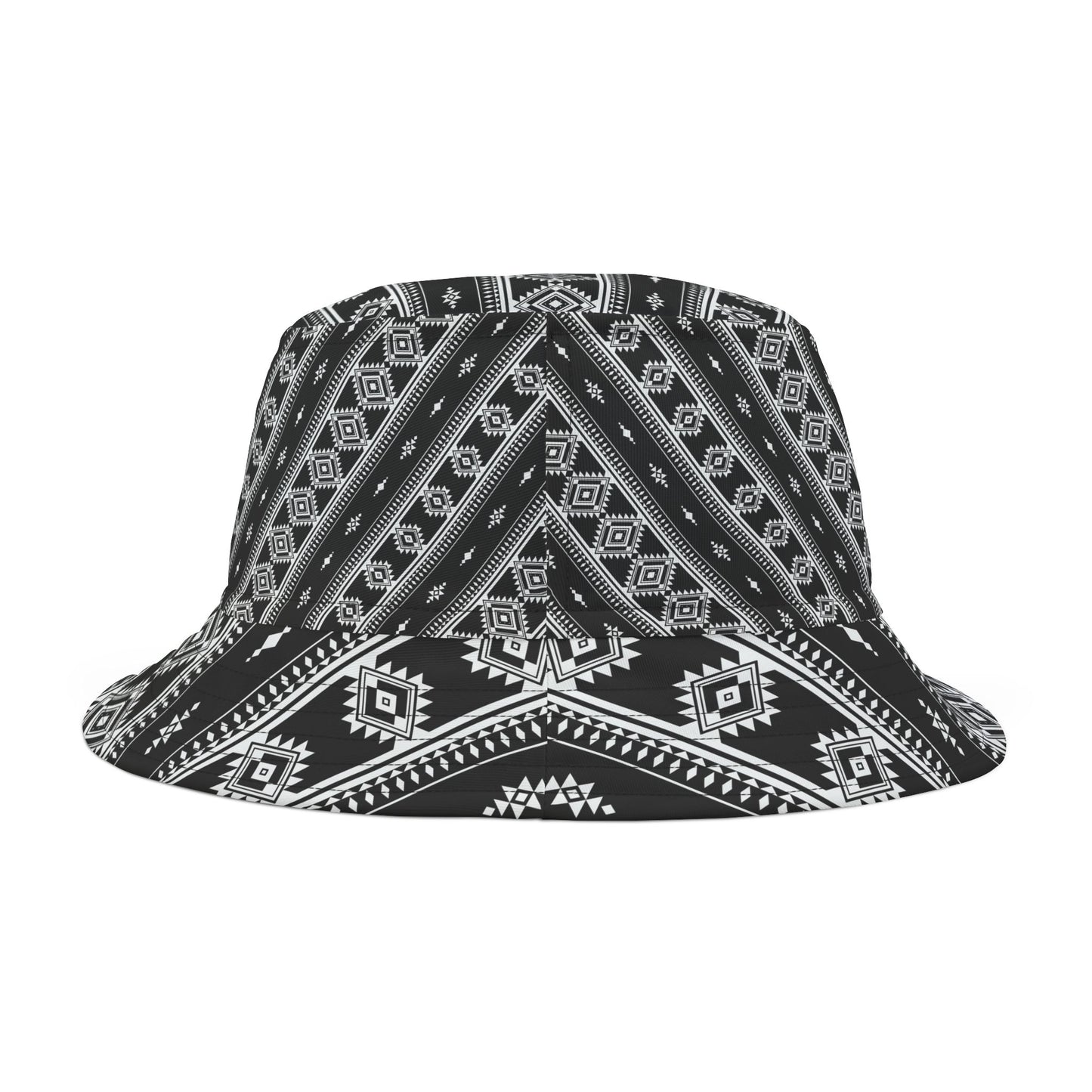 Minimalist Geometric Bucket Hat - Sleek and Stylish