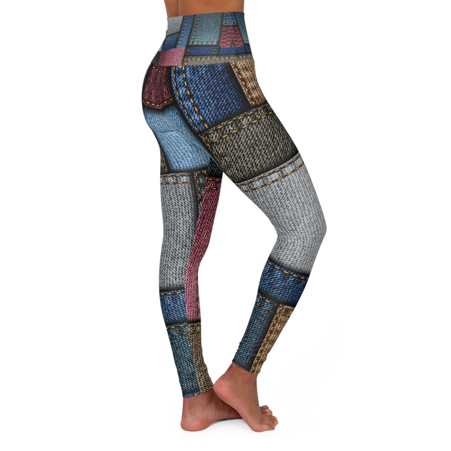 High Waisted Yoga Leggings - Stylish & Comfortable Activewear for Fitness Enthusiasts