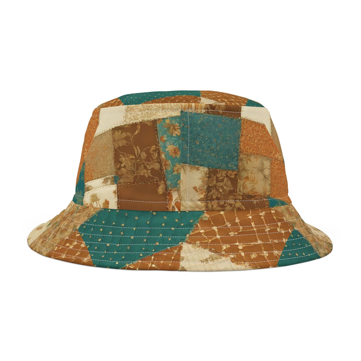 Boho Chic Patchwork Bucket Hat - Stylish & Versatile Summer Accessory