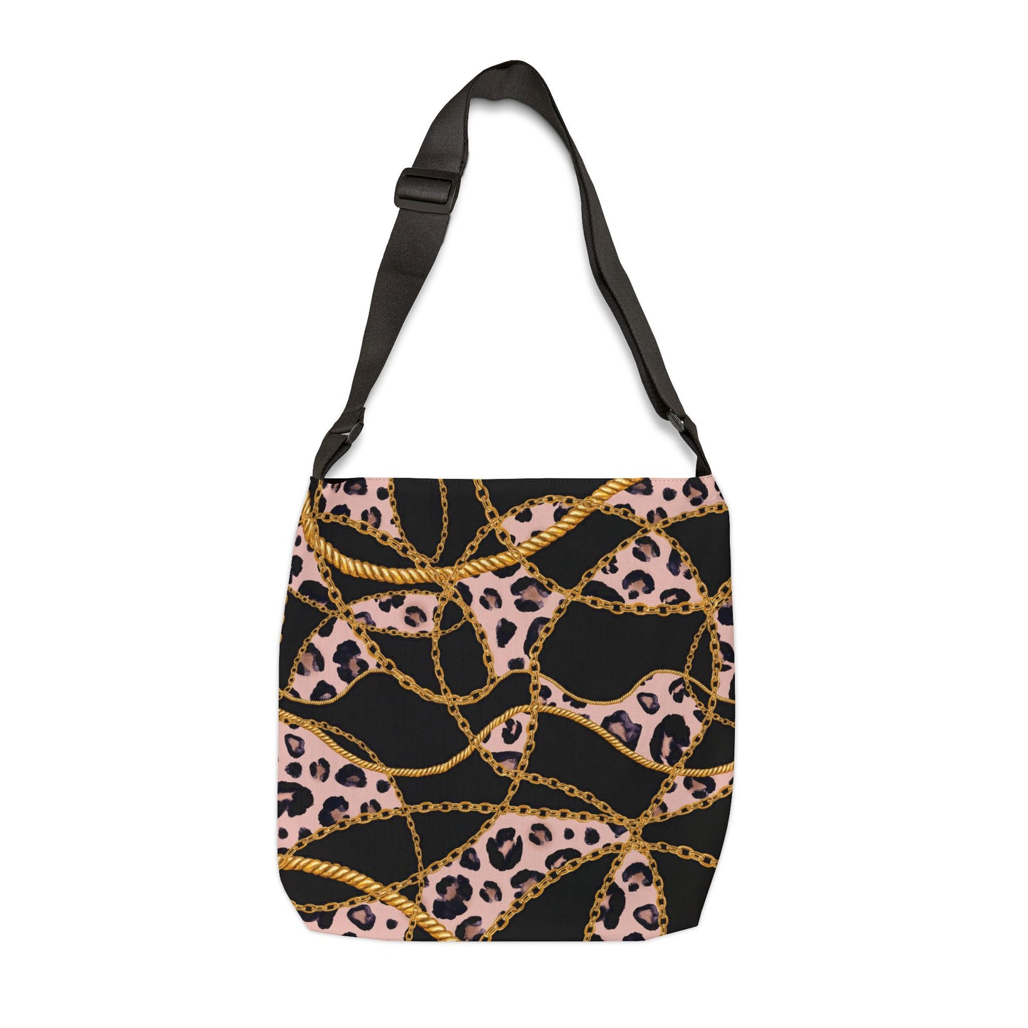 Chic Leopard Print Adjustable Tote Bag - Trendy & Versatile