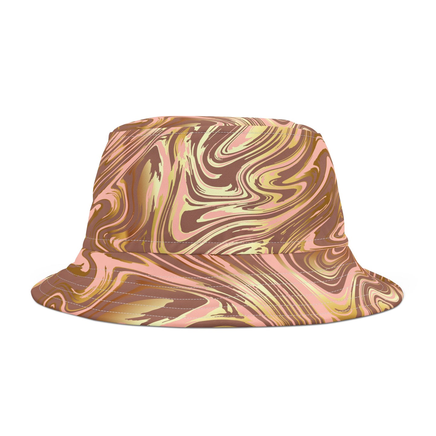 Marbled Pattern Bucket Hat - Trendy and Stylish Summer Accessory