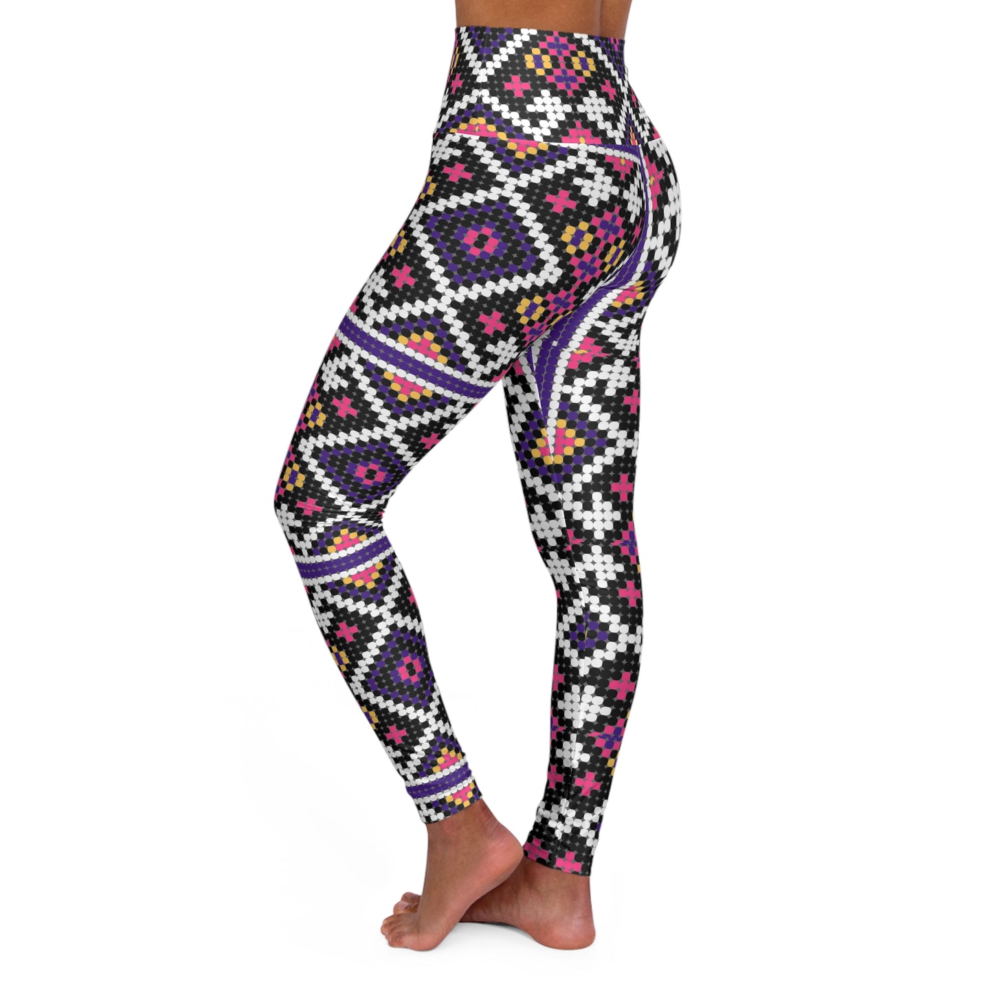 Colorful High Waisted Yoga Leggings for Comfort & Style