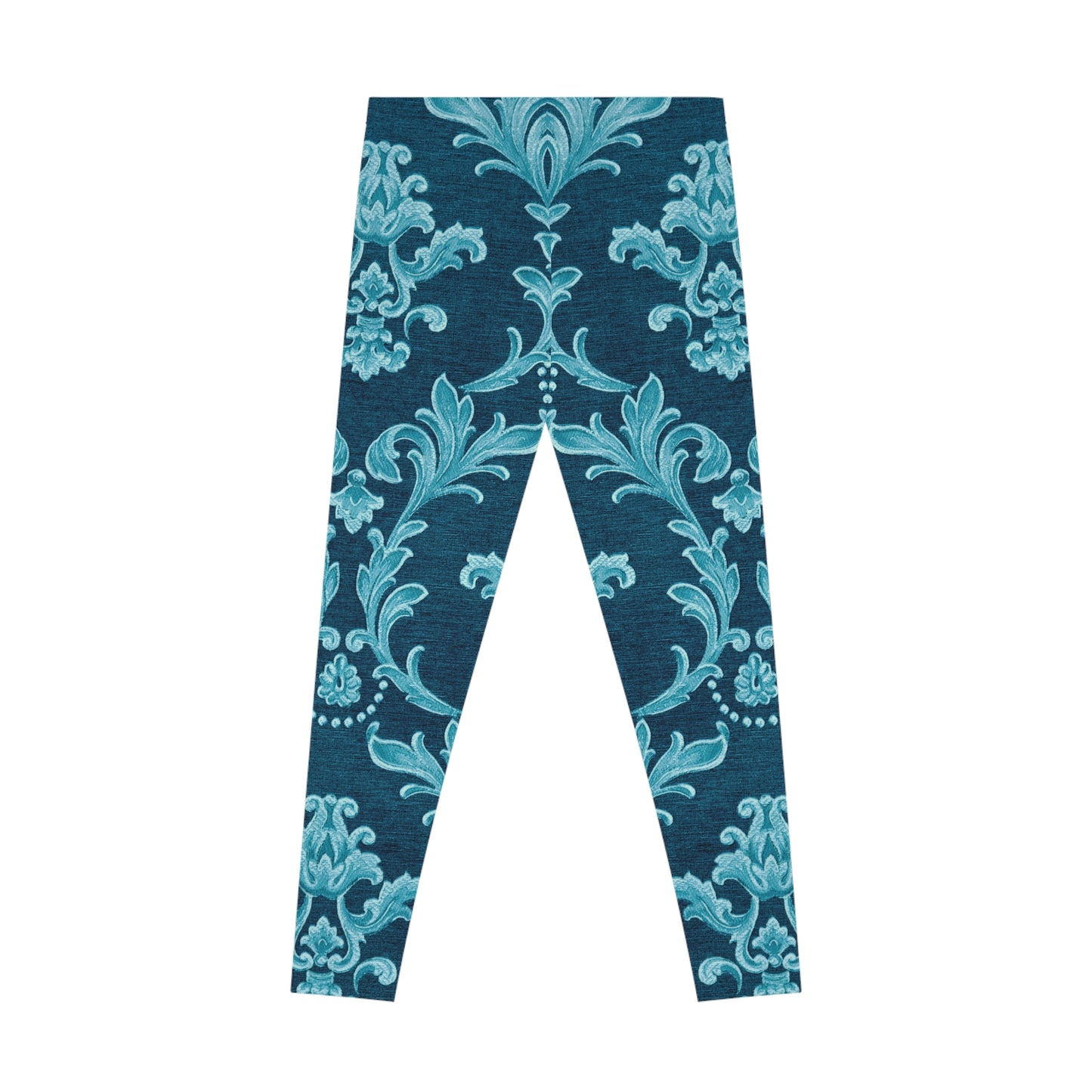 Elegant Floral Stretchy Leggings for Comfort & Style