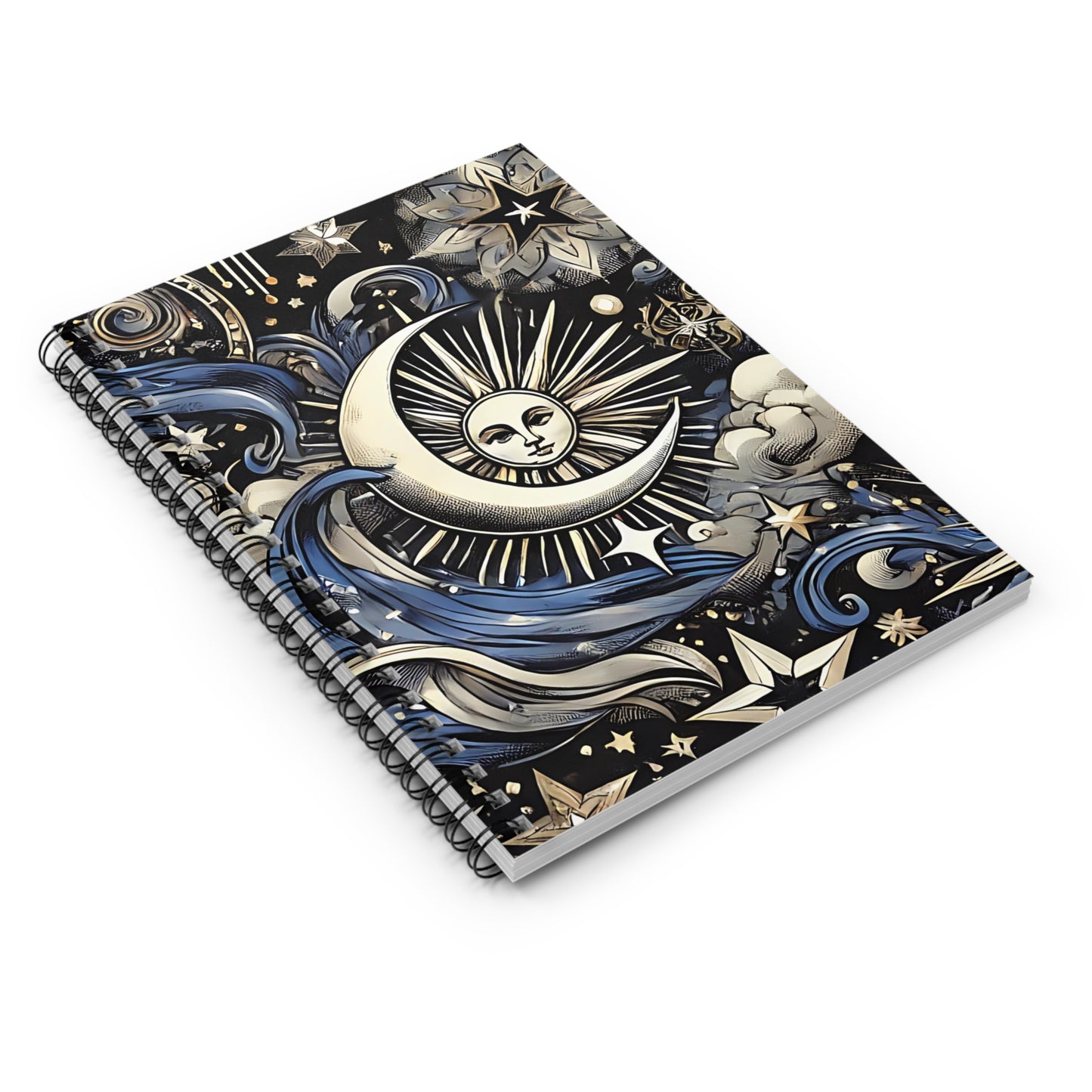 Celestial Dreams Spiral Notebook - Ruled Line for Creative Souls