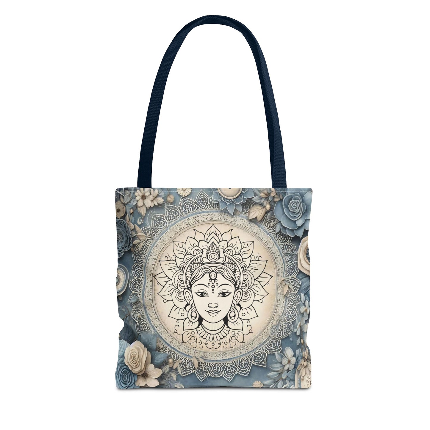 Mandala Goddess Tote Bag - Stylish Bohemian Eco-Friendly Shopping Bag