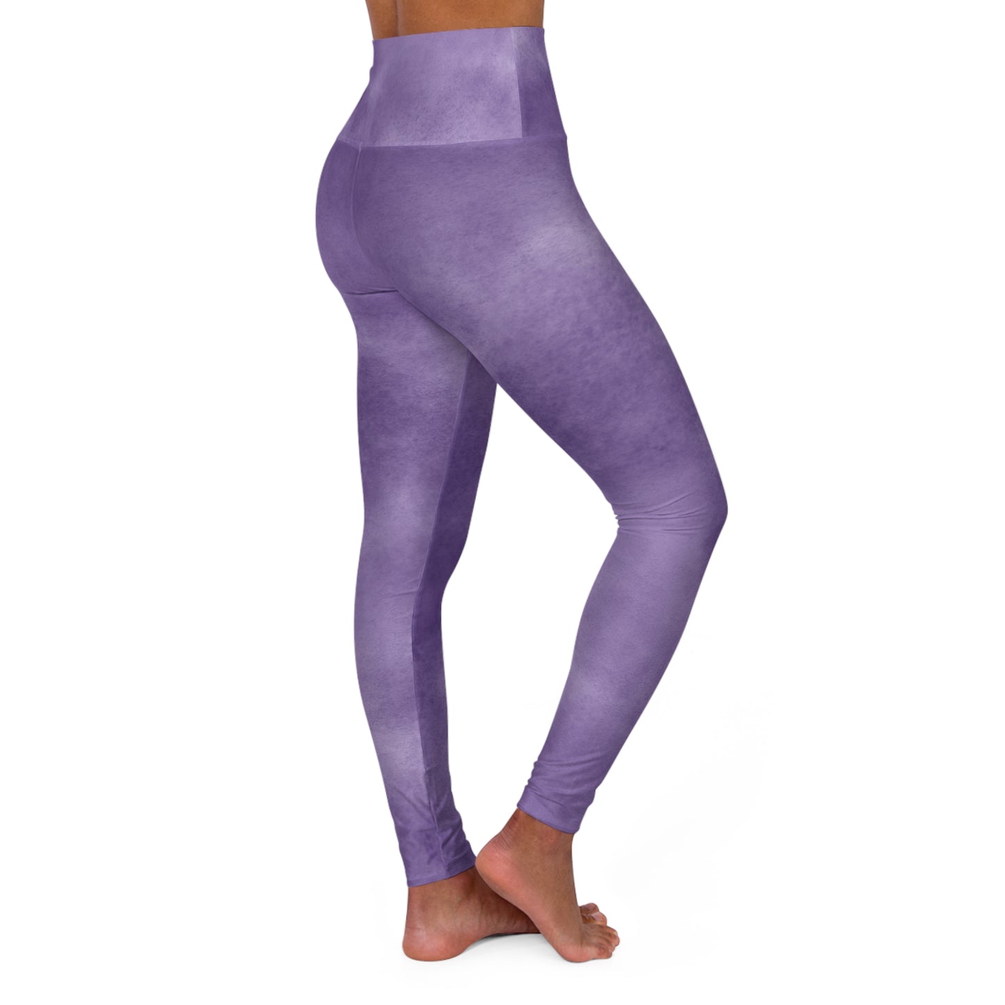 Purple High Waisted Yoga Leggings for Comfort and Style