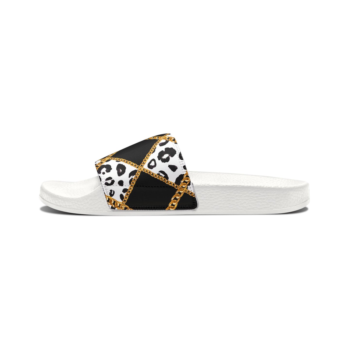 Chic Women's Removable-Strap Sandals with Trendy Animal Print Design