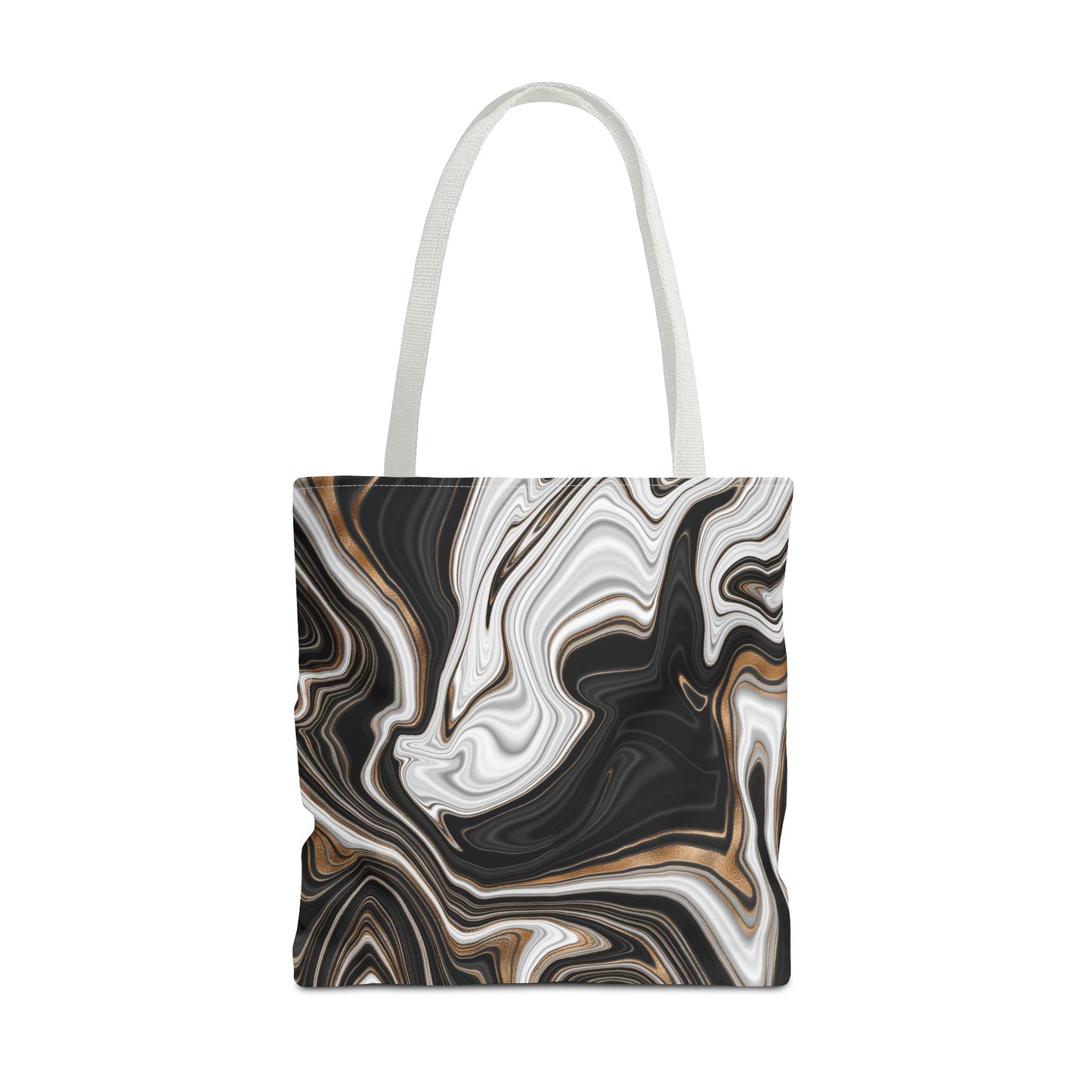 Chic Marble Print Tote Bag - Stylish Eco-Friendly Carryall for Everyday Use