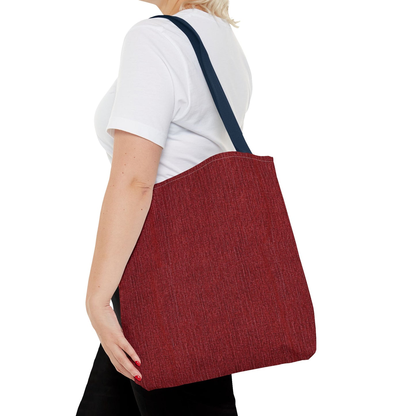 Stylish Red Tote Bag - Versatile Carryall for Everyday Use