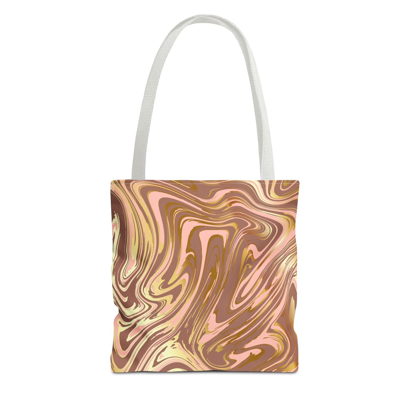 Chic Abstract Marble Tote Bag - Stylish Reusable Shopping Bag for Everyday Use