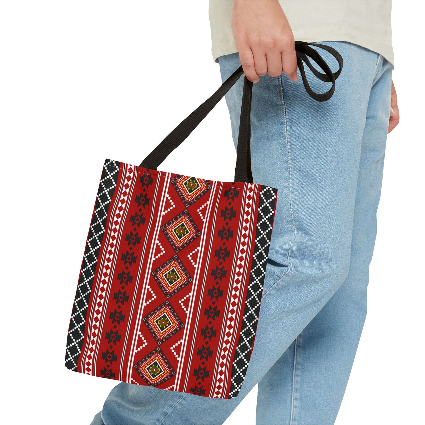 Ethnic Pattern Tote Bag – Stylish, Spacious & Perfect for Everyday Use