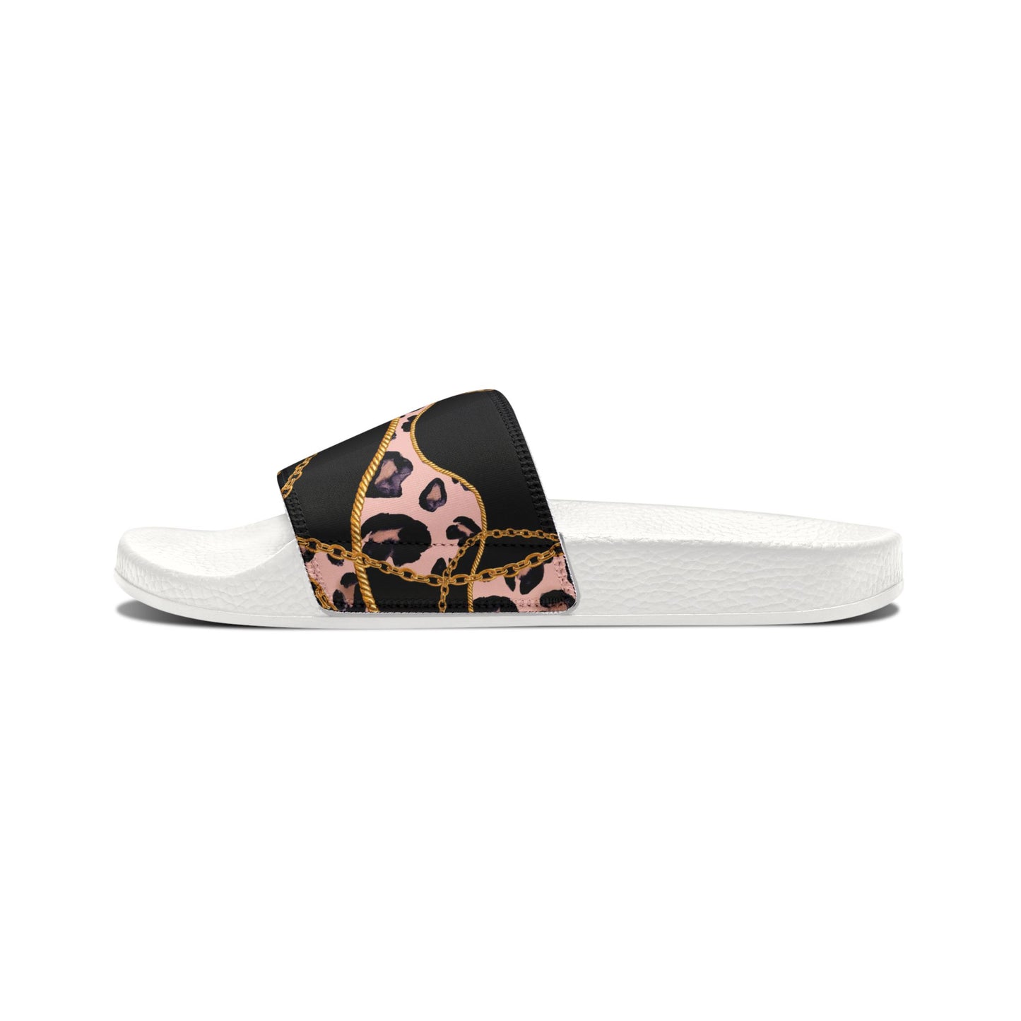 Chic Leopard Print Removable-Strap Sandals for Women - Stylish & Comfortable Footwear