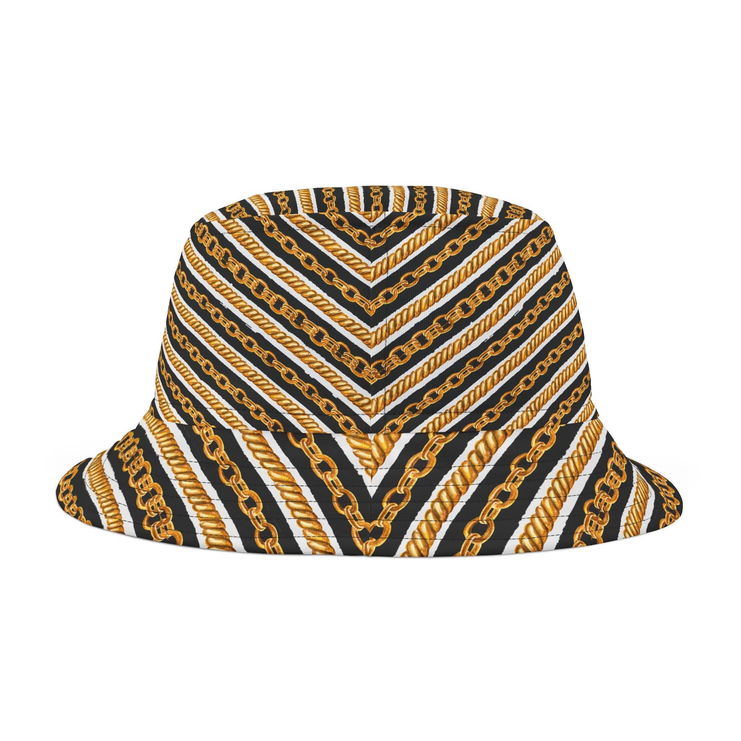 Stylish Gold Chain Bucket Hat - Trendy Accessory for Summer & Festivals