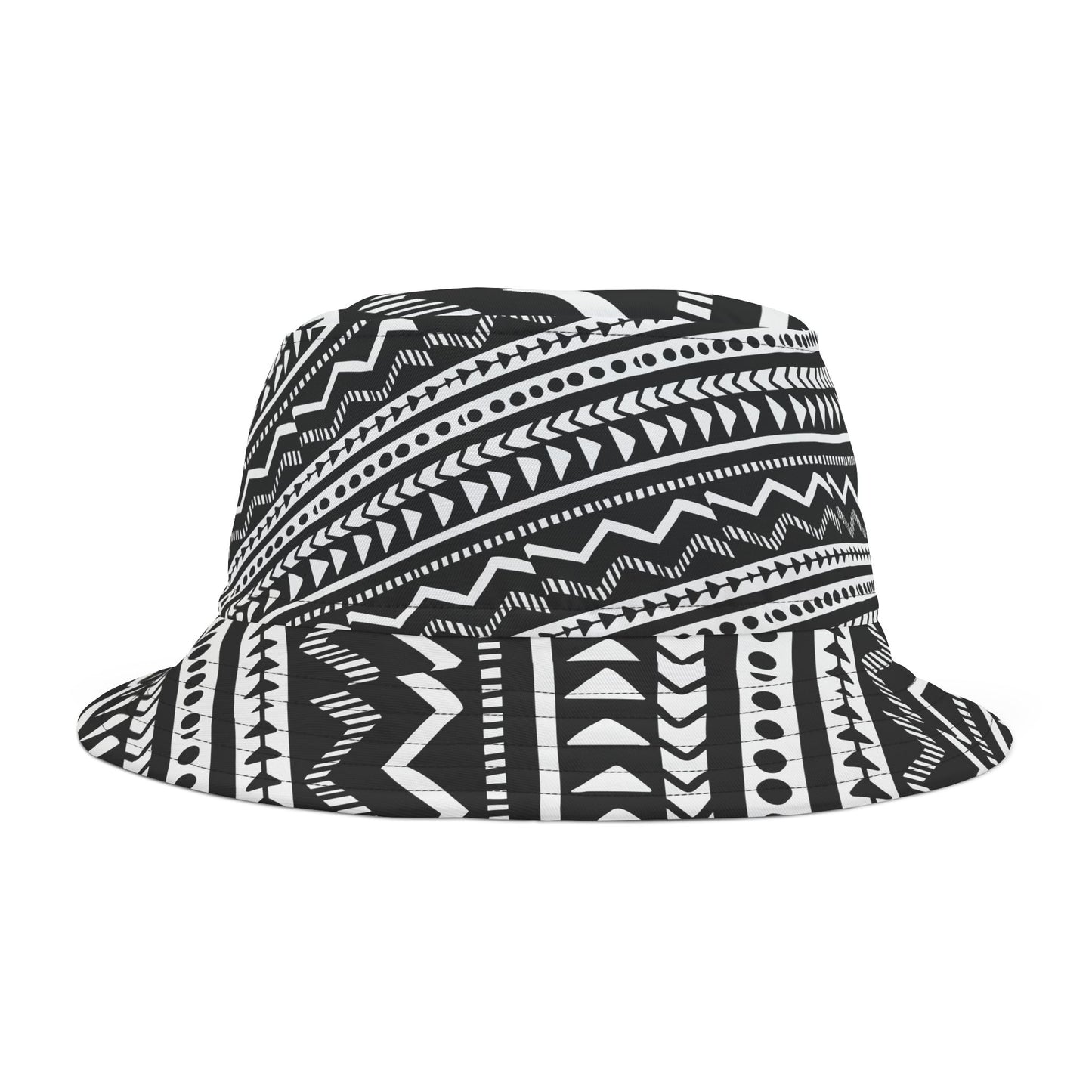 Bohemian Tribal Print Bucket Hat - Bold and Artistic