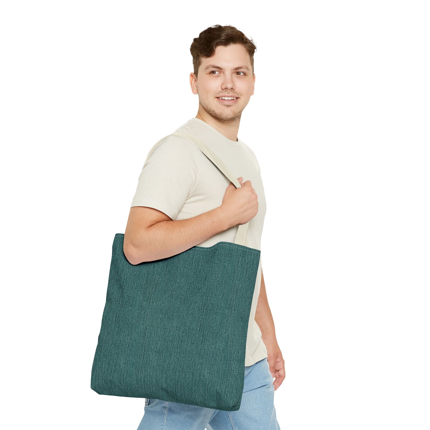 Stylish Teal Tote Bag - Eco-Friendly, Versatile, Perfect for Everyday Use