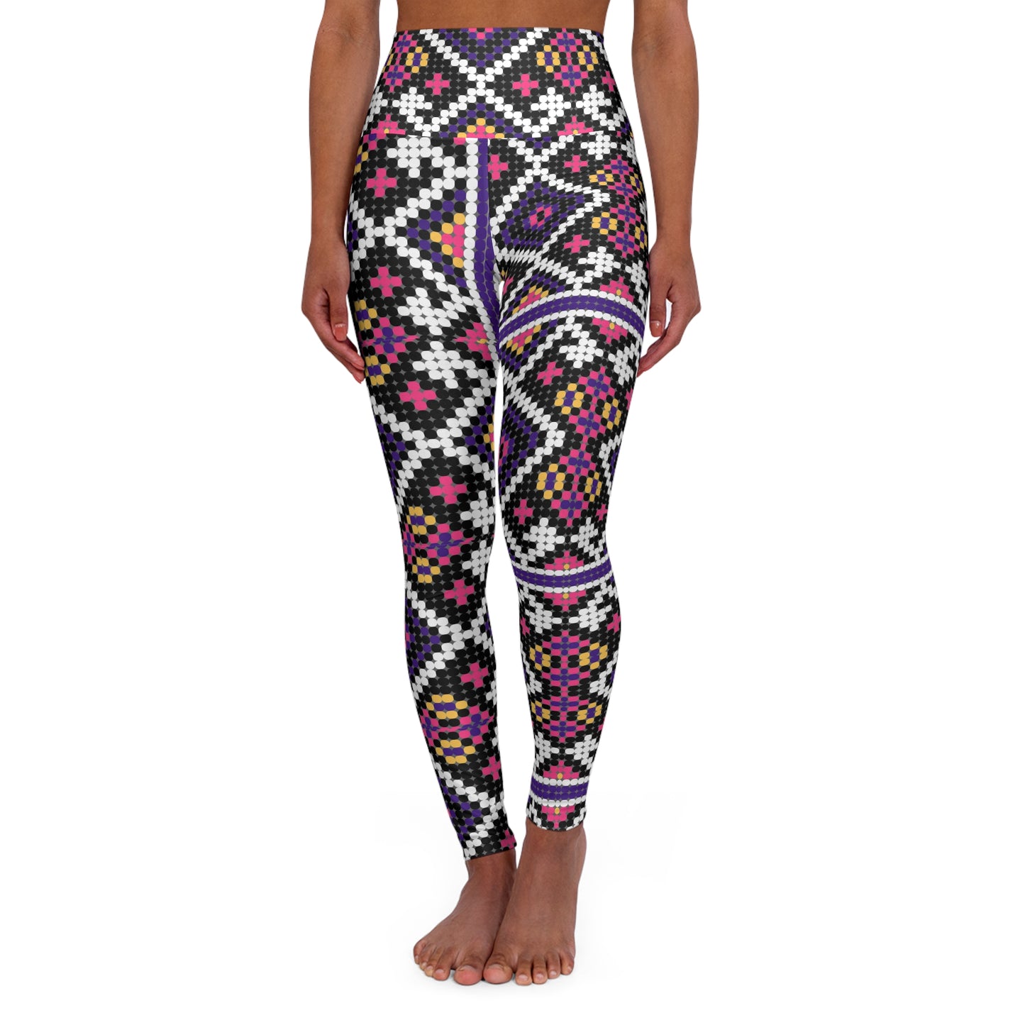 Colorful High Waisted Yoga Leggings for Comfort & Style