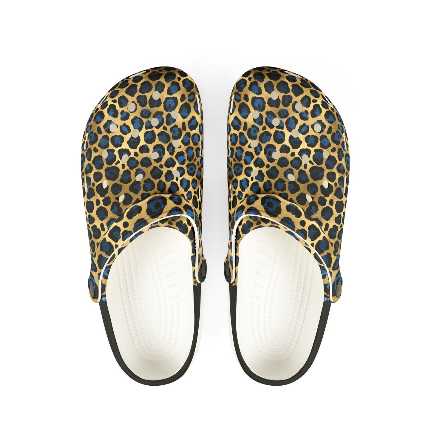 Leopard Print EVA Foam Rubber Clogs - Comfortable and Stylish Footwear