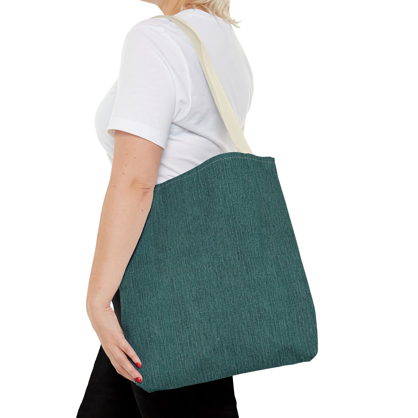 Stylish Teal Tote Bag - Eco-Friendly, Versatile, Perfect for Everyday Use